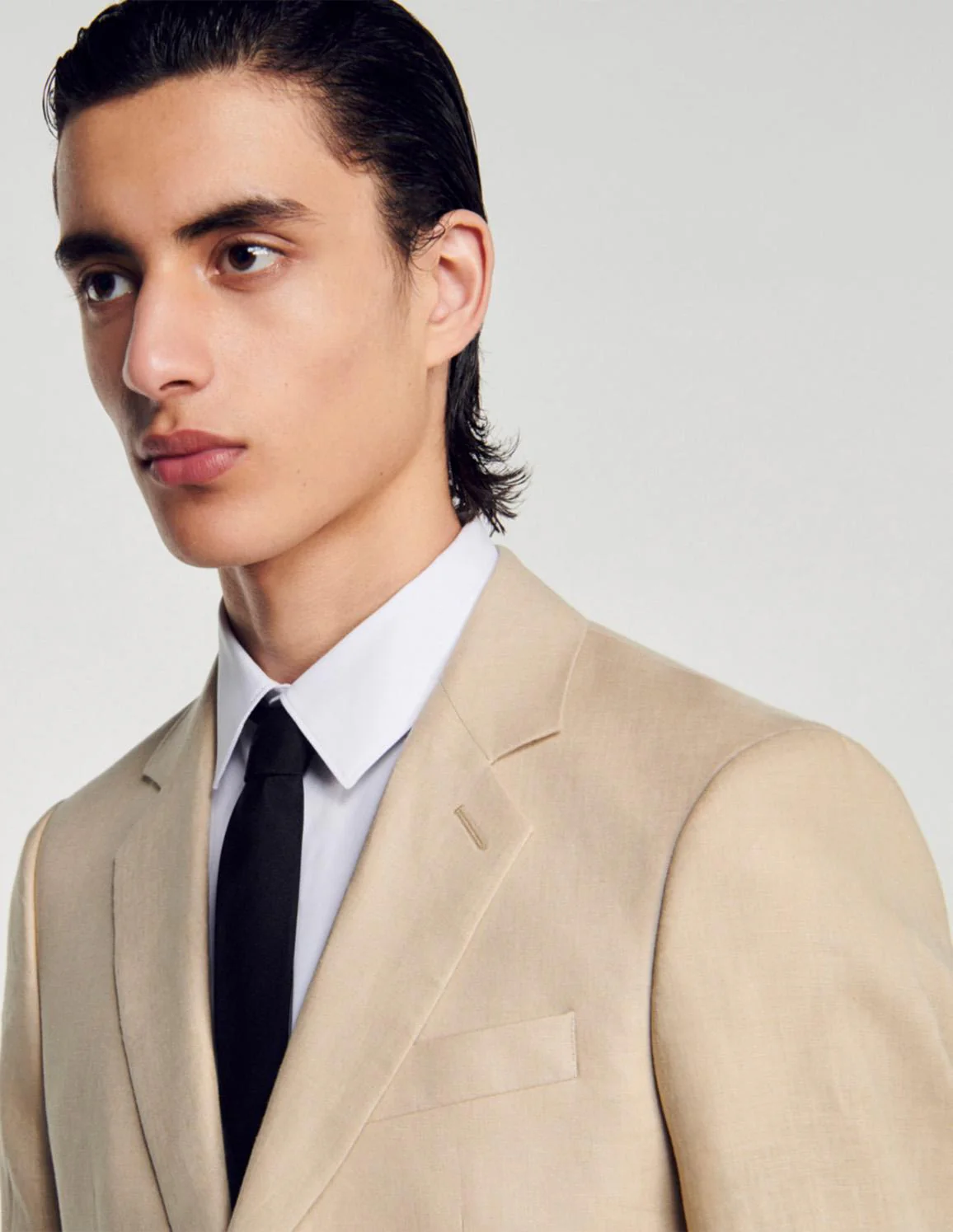 SANDRO - Men's Linen Suit Jacket - Image 4