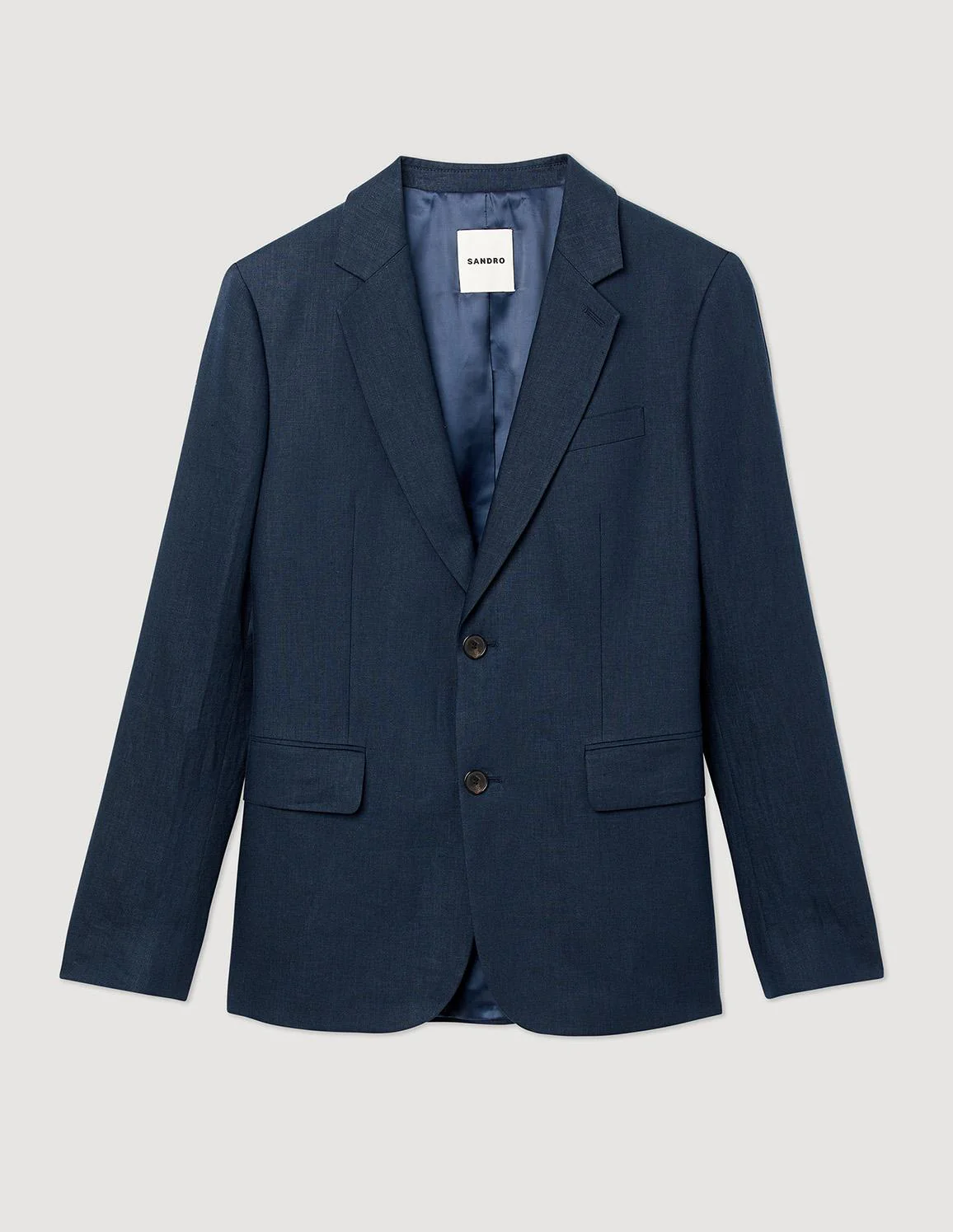 SANDRO - Men's Linen Suit Jacket - Image 5