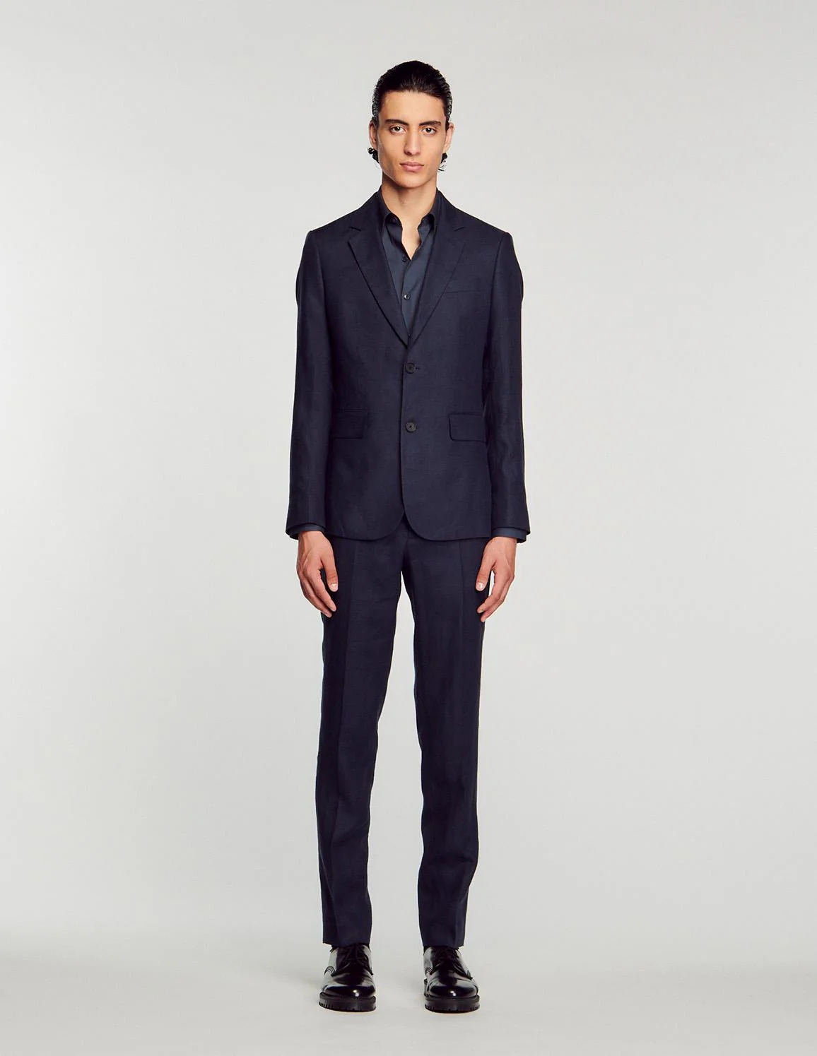 SANDRO - Men's Linen Suit Jacket - Image 6