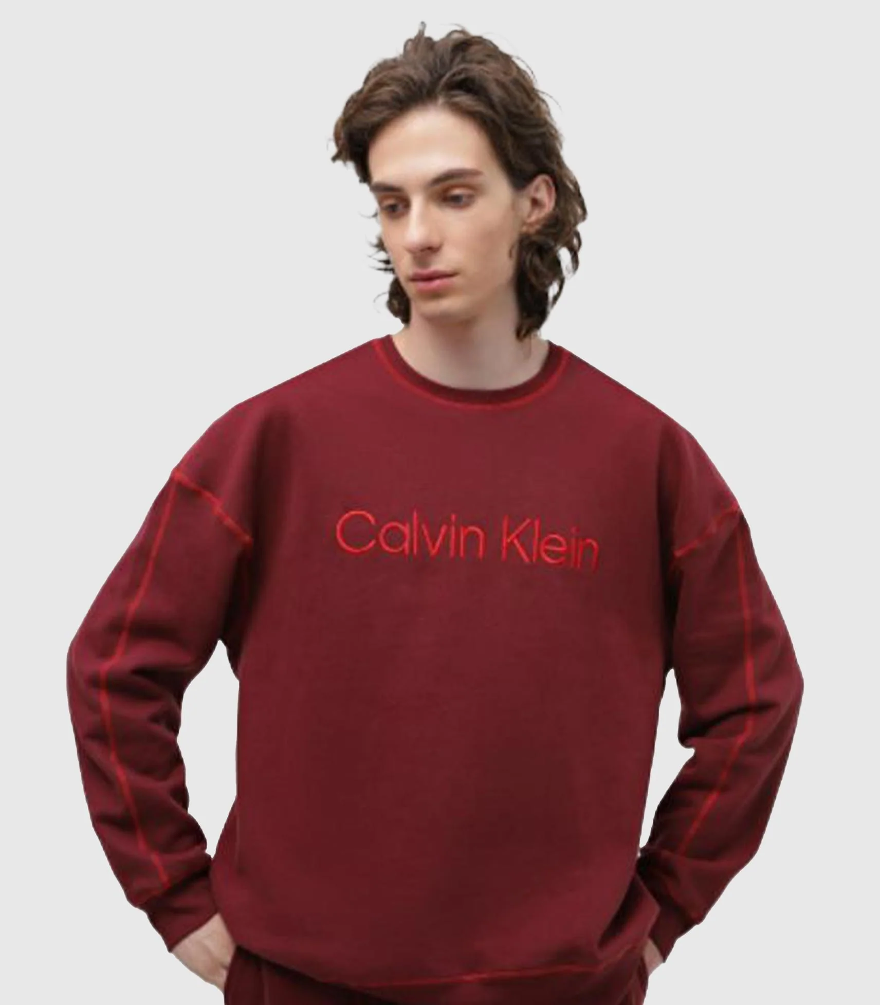 Calvin Klein - Men's Long Sleeve Regular Fit Sweatshirt - Image 6