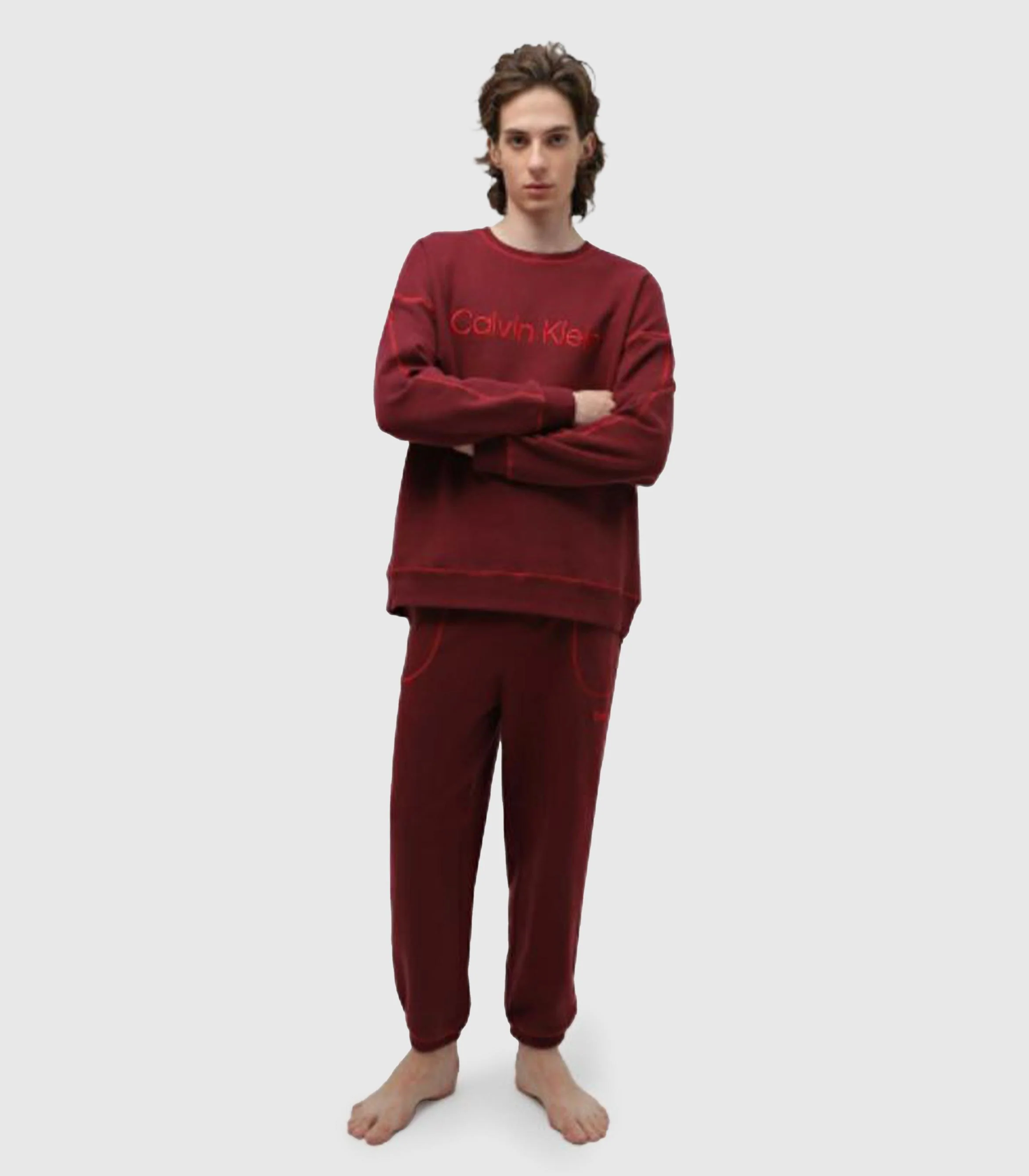 Calvin Klein - Men's Long Sleeve Regular Fit Sweatshirt - Image 8