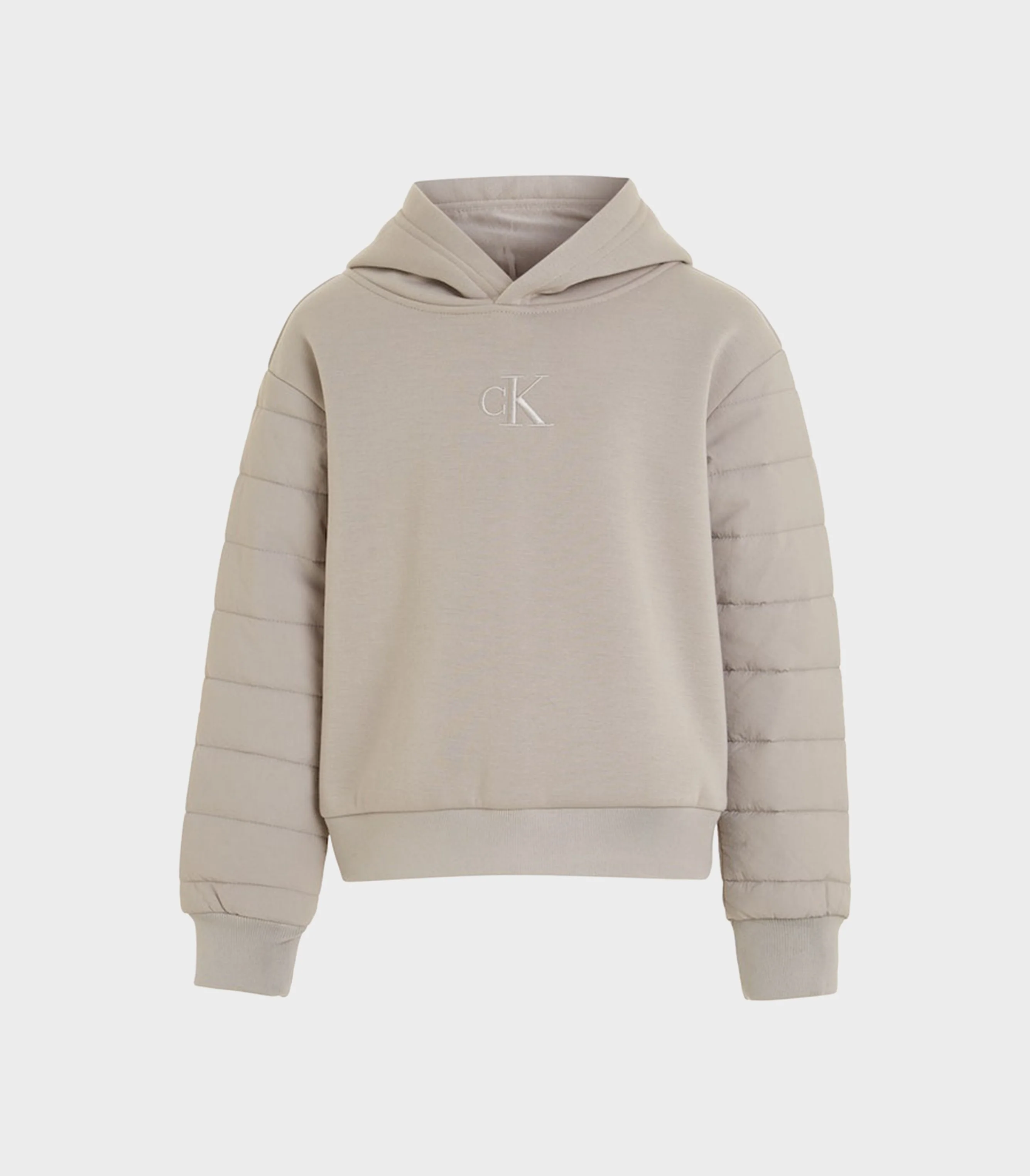 Calvin Klein  - Boys -  Mix Media Padded Nylon Sweatshirt - Image 2