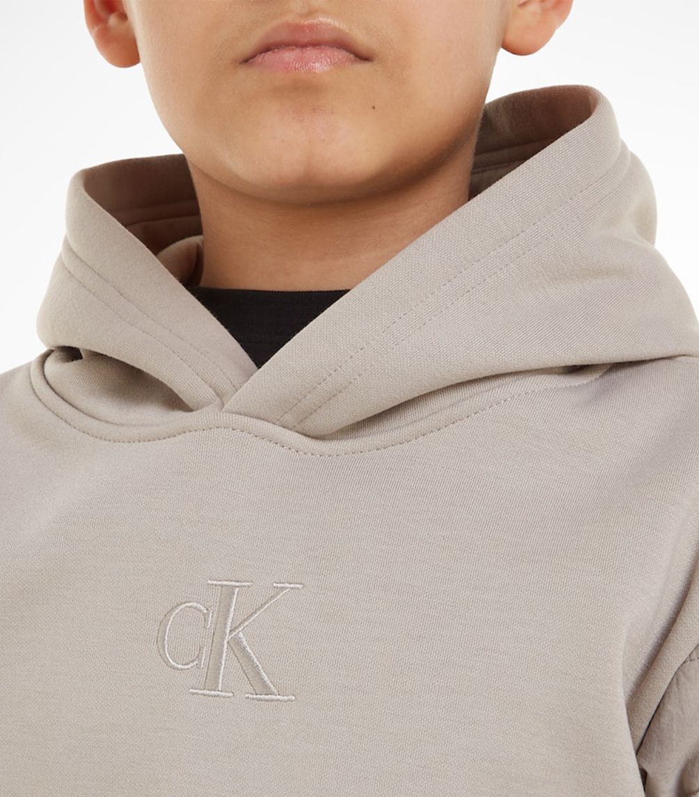 Calvin Klein  - Boys -  Mix Media Padded Nylon Sweatshirt - Image 5