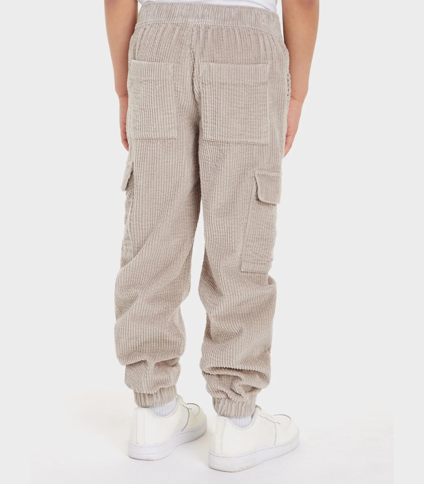 Calvin Klein  - Boys -  Corduroy Badge Relaxed Fit Cargo Joggers - Image 3