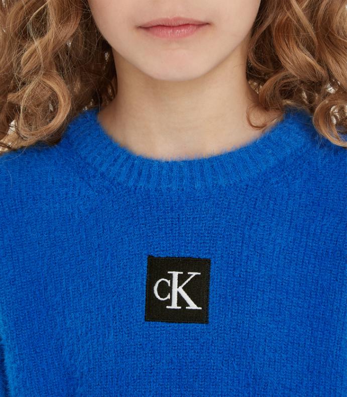 Calvin Klein  - Girls -  Monogram Soft Sweater Regular Fit - Image 10