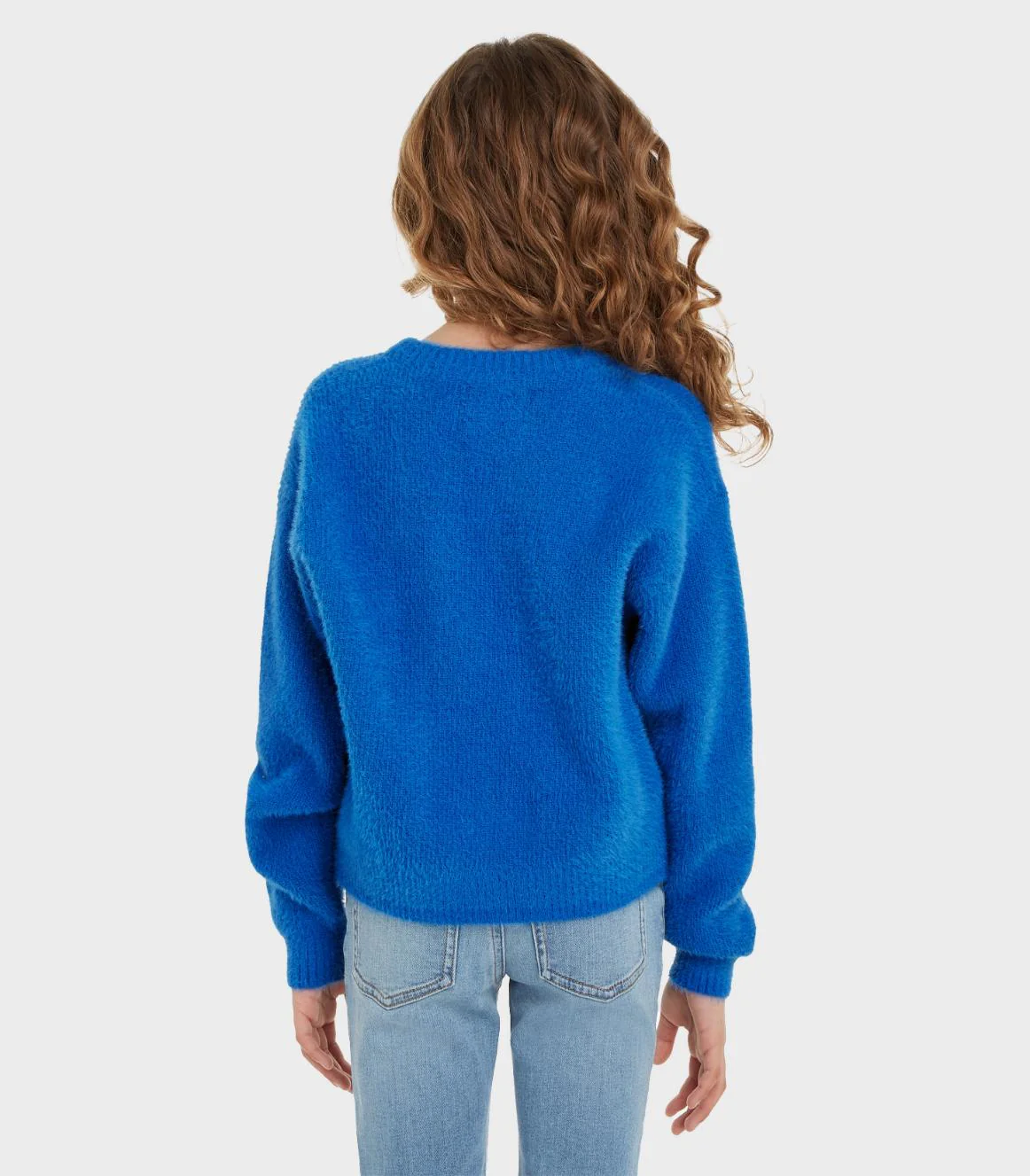 Calvin Klein  - Girls -  Monogram Soft Sweater Regular Fit - Image 6