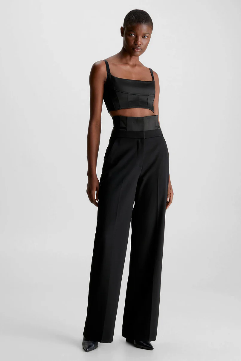 Calvin Klein - Slim Cropped Corset Top - Image 2