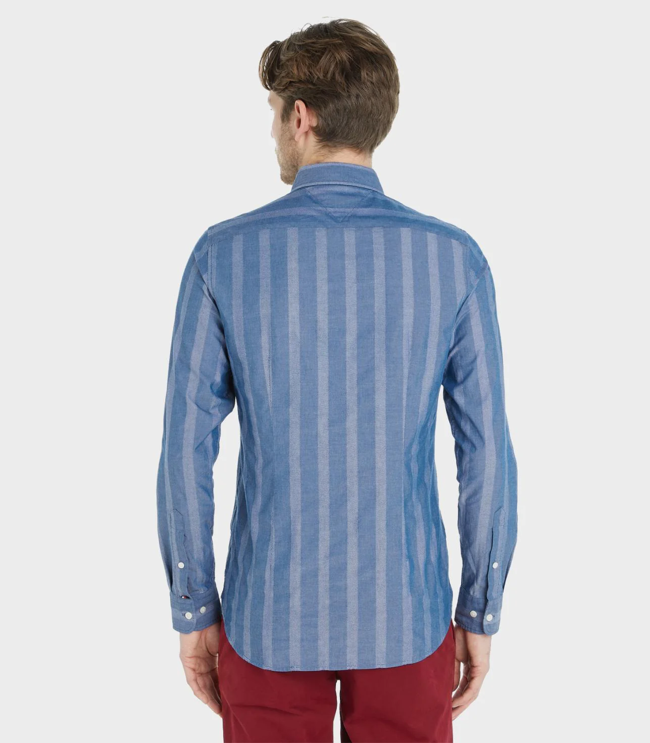 Tommy Hilfiger - Men's Oxford Tonal Stripe Shirt - Image 3