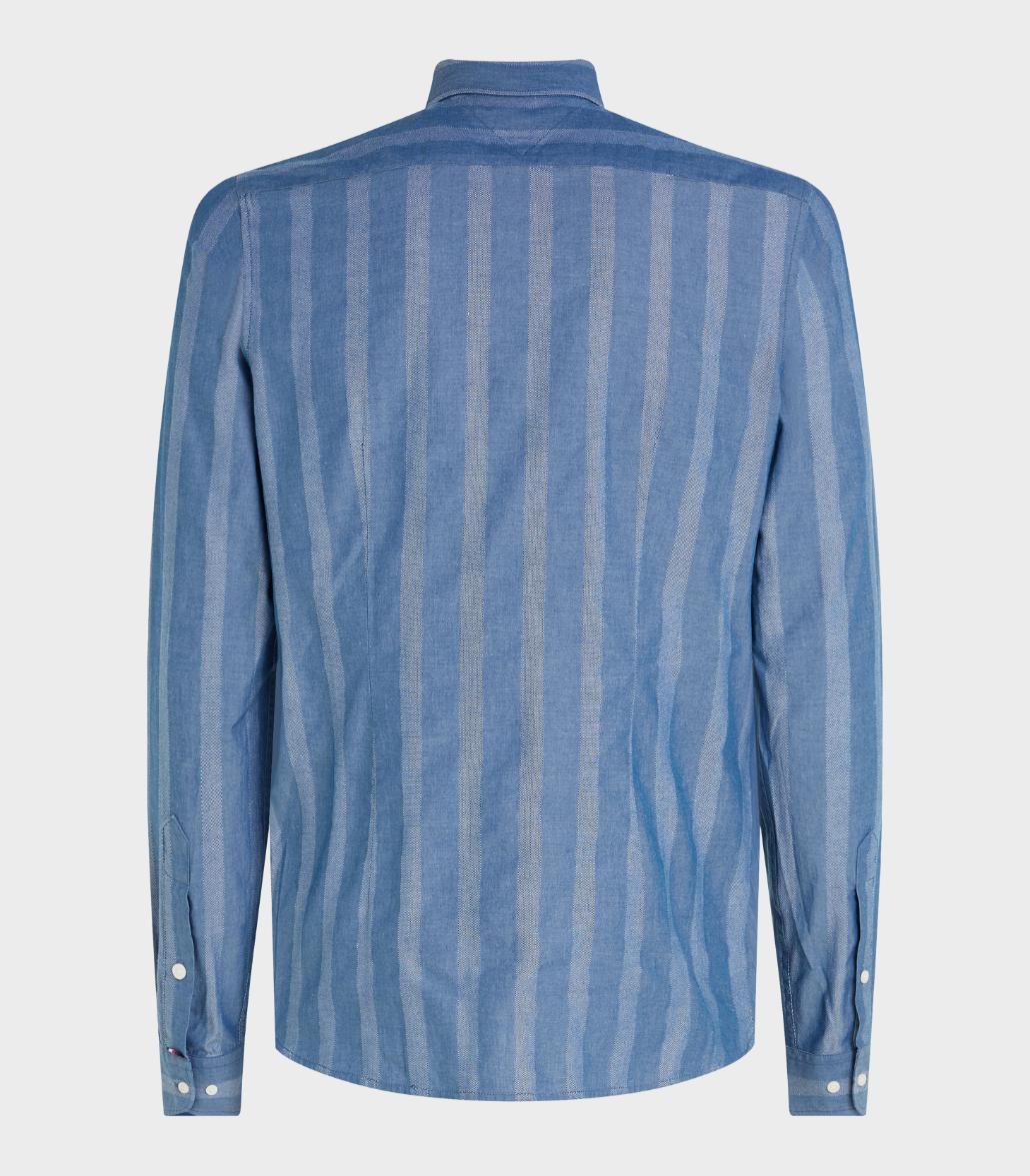 Tommy Hilfiger - Men's Oxford Tonal Stripe Shirt - Image 6