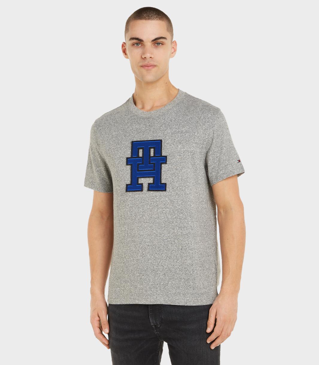 Tommy Hilfiger - Men's Monogram Mouline Tshirt Regular Fit - Image 2