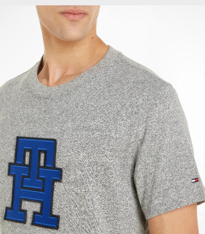 Tommy Hilfiger - Men's Monogram Mouline Tshirt Regular Fit - Image 5