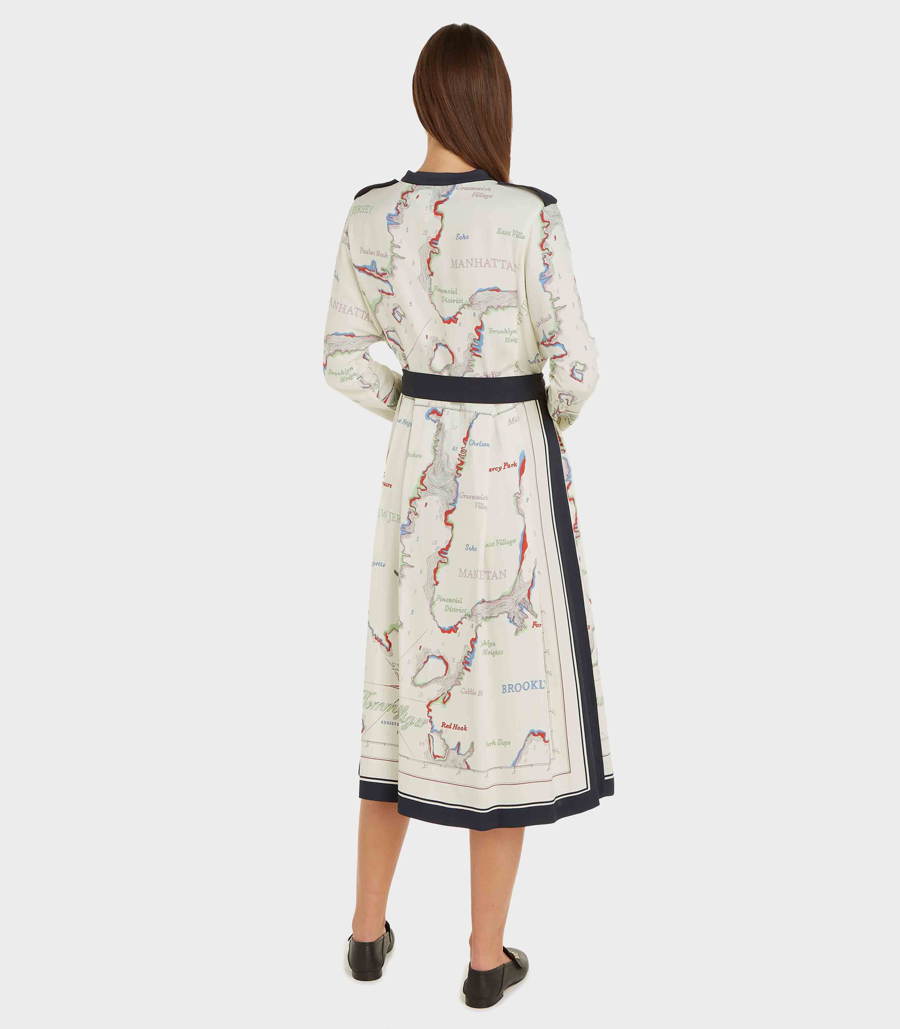Tommy Hilfiger - Women's Scarf Print Midi Shirt Dress - Image 6