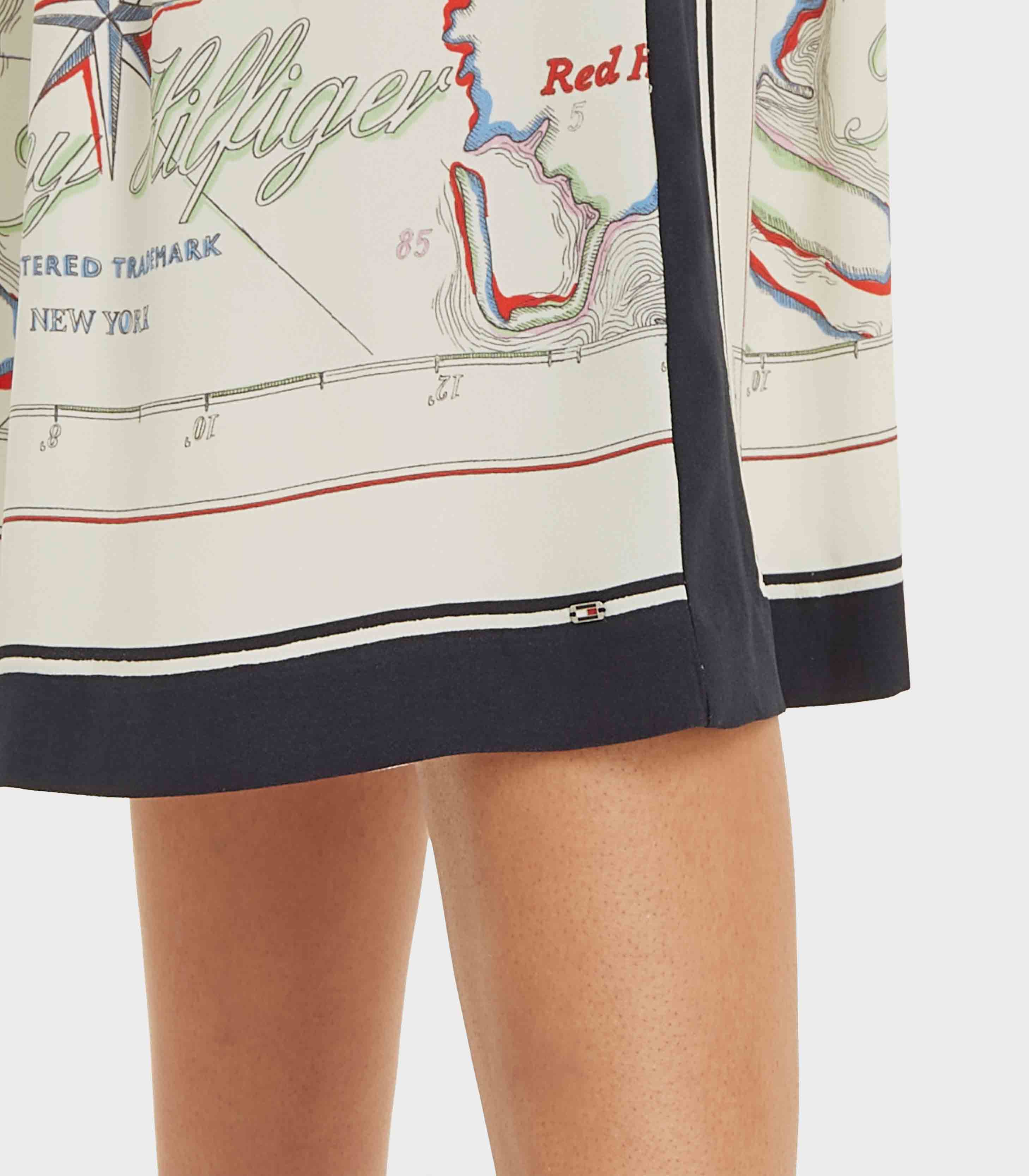 Tommy Hilfiger - Women's Scarf Print Midi Shirt Dress - Image 9
