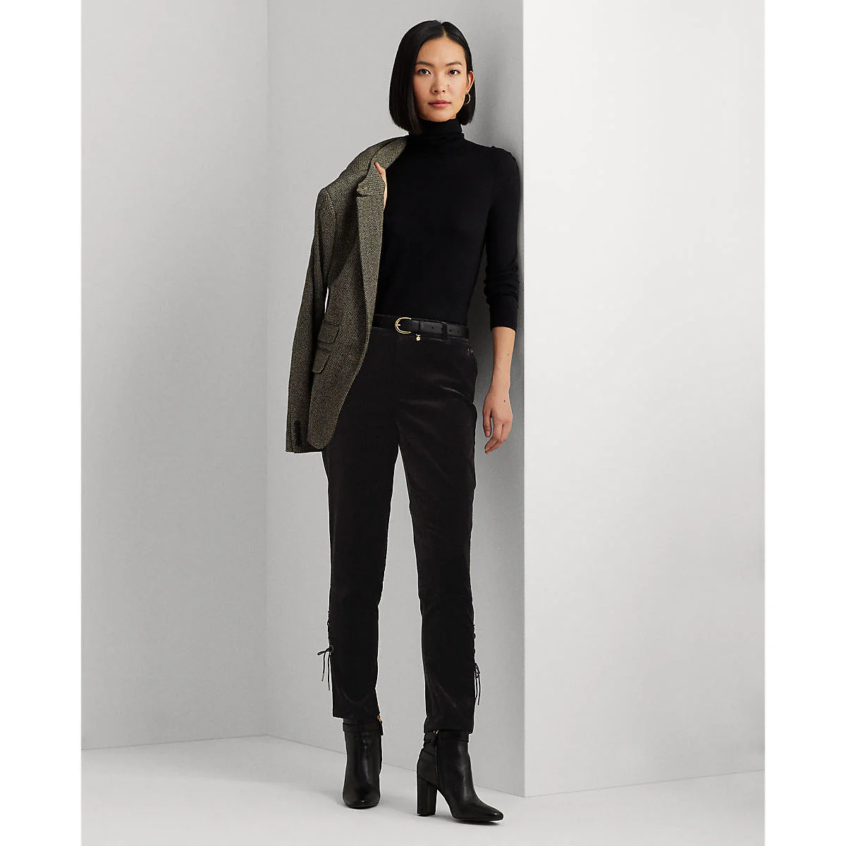 Lauren Ralph Lauren - Stretch Velvet Jodhpur Pant - Image 3
