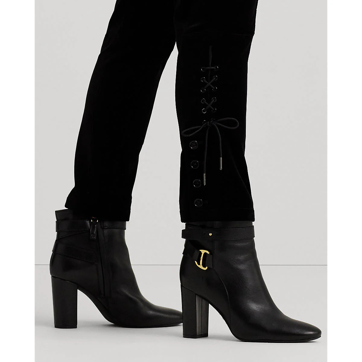 Lauren Ralph Lauren - Stretch Velvet Jodhpur Pant - Image 4