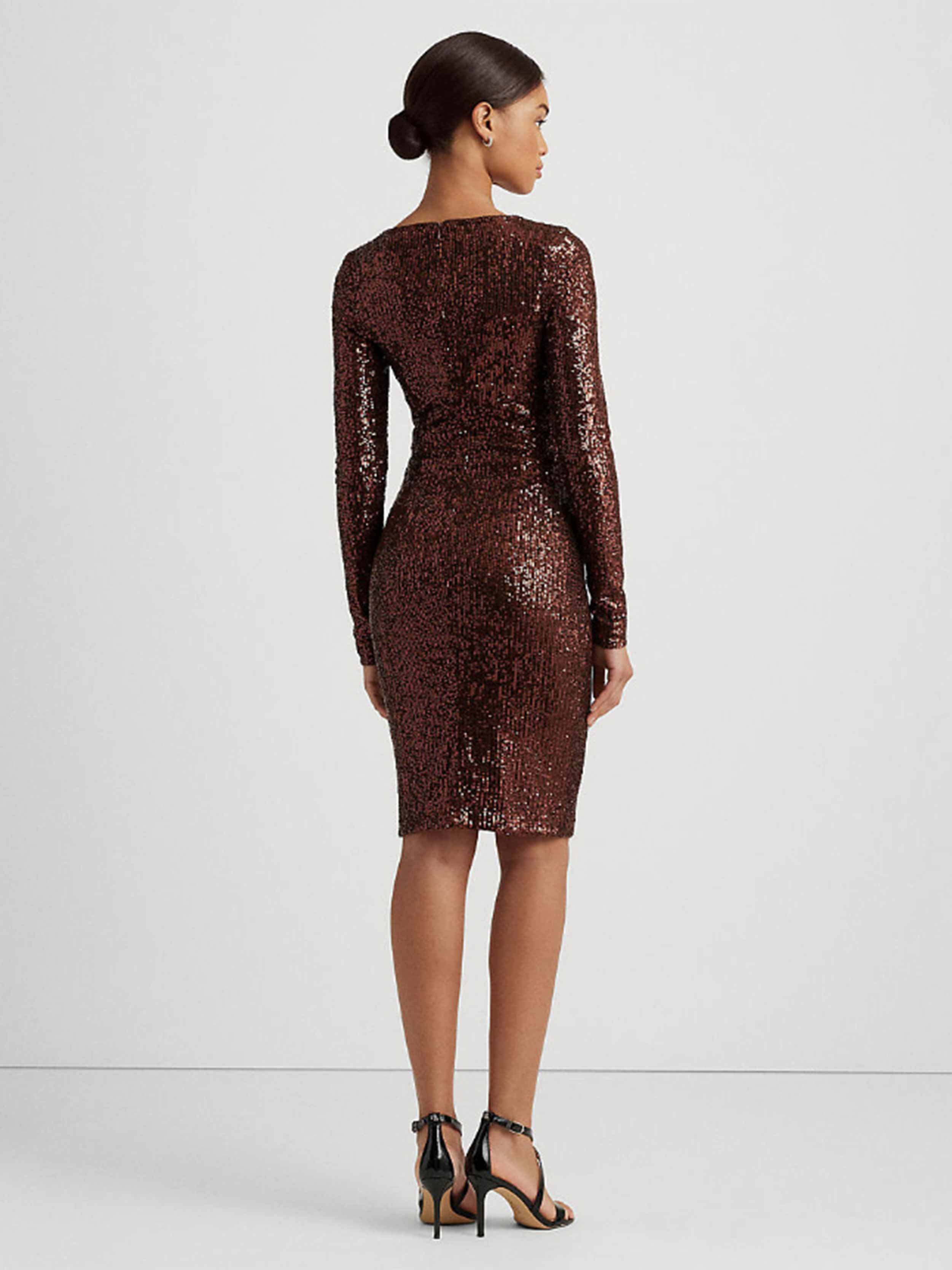 Lauren Ralph Lauren - Long Sleeve-Cocktail Dress - Image 3