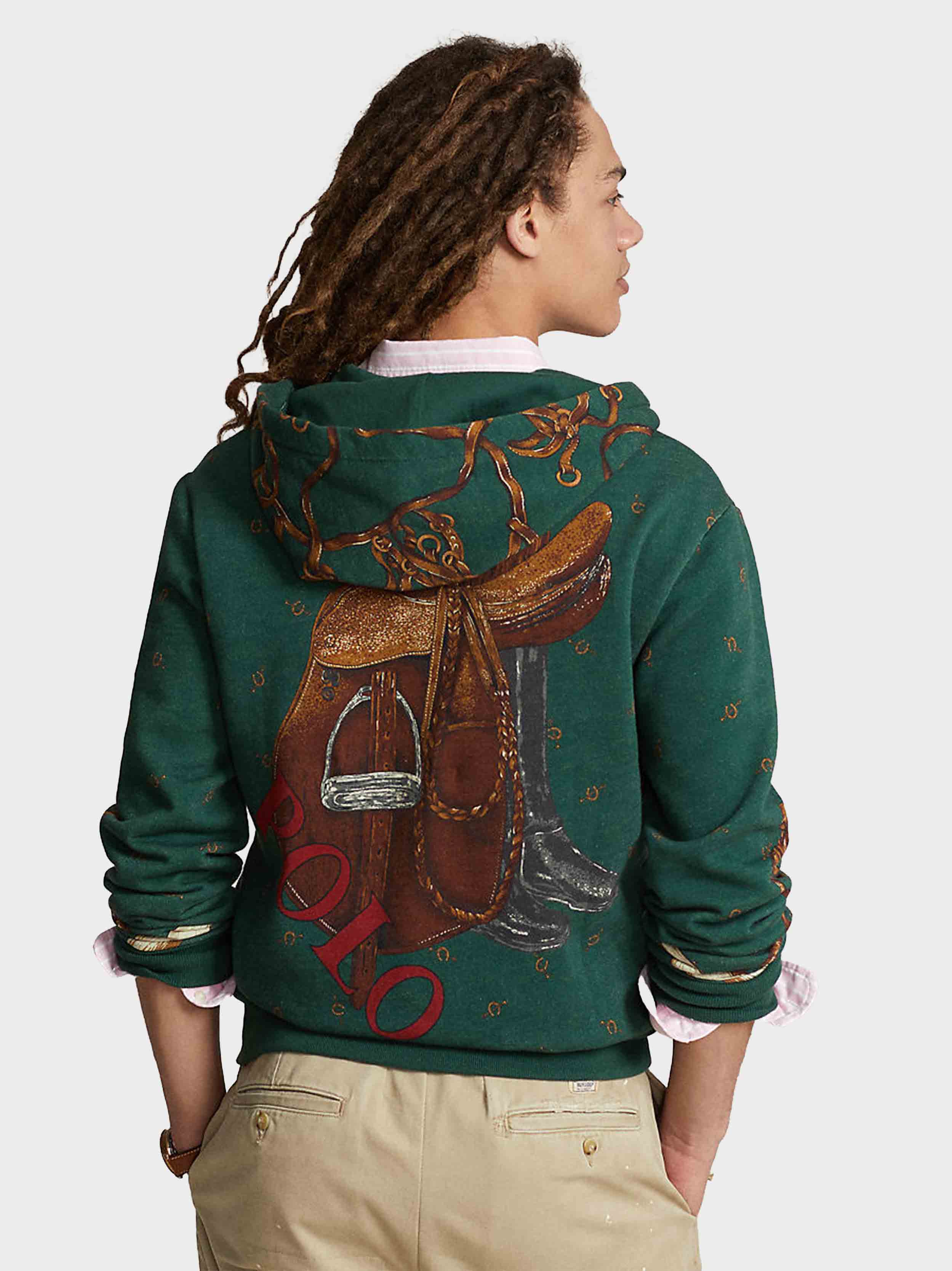 Polo Ralph Lauren - Men's Logo Print Zip-Up Sweatshirt - Image 4