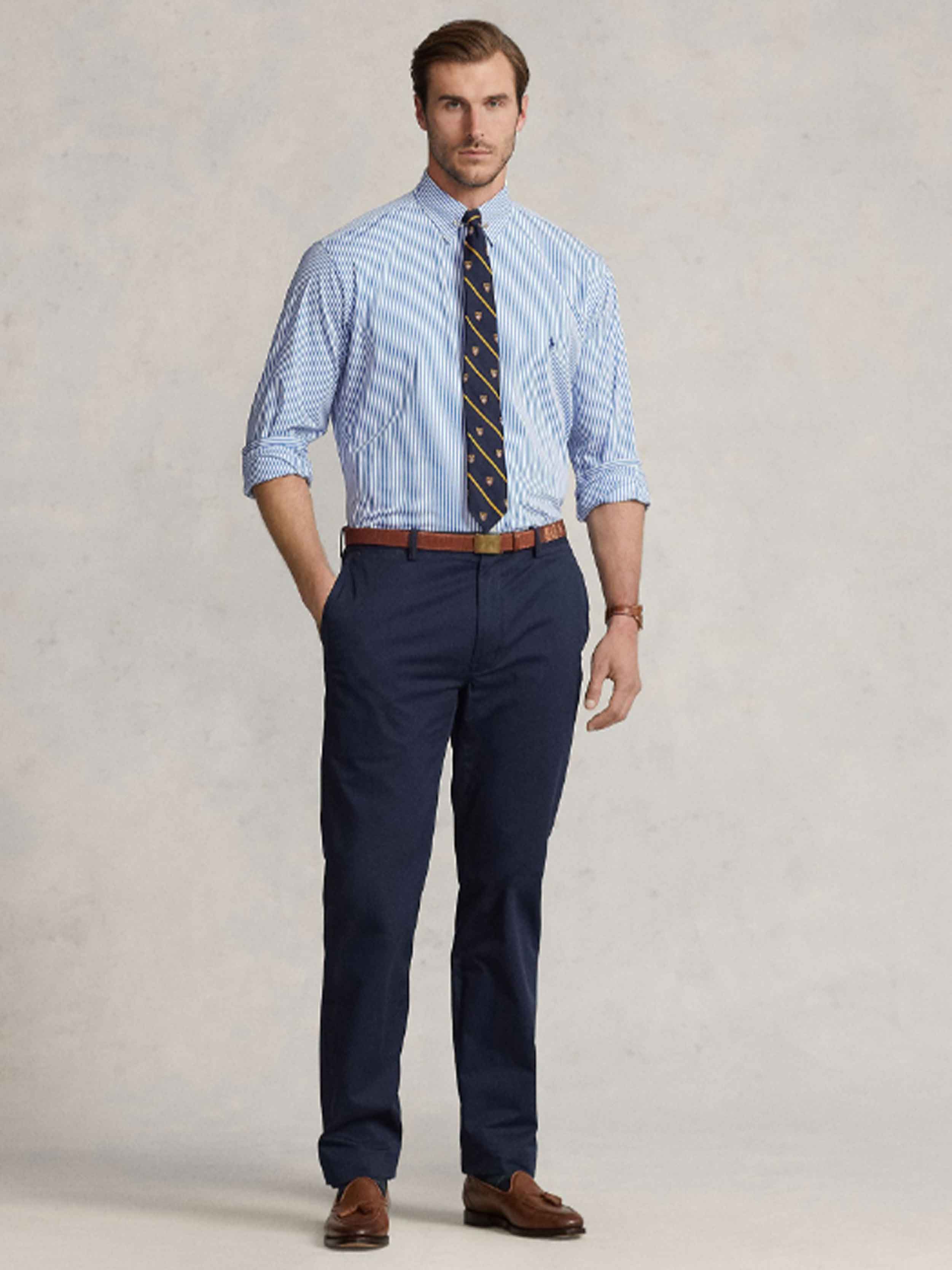 Polo Ralph Lauren - Men's Striped Stretch Poplin Shirt - Image 2