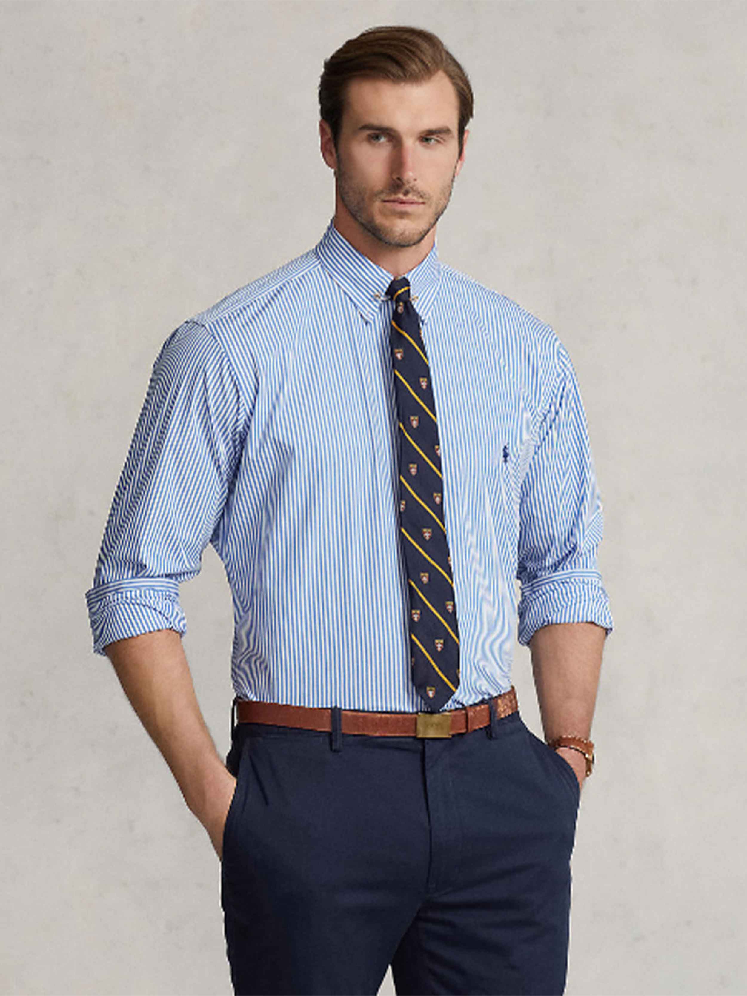 Polo Ralph Lauren - Men's Striped Stretch Poplin Shirt - Image 4