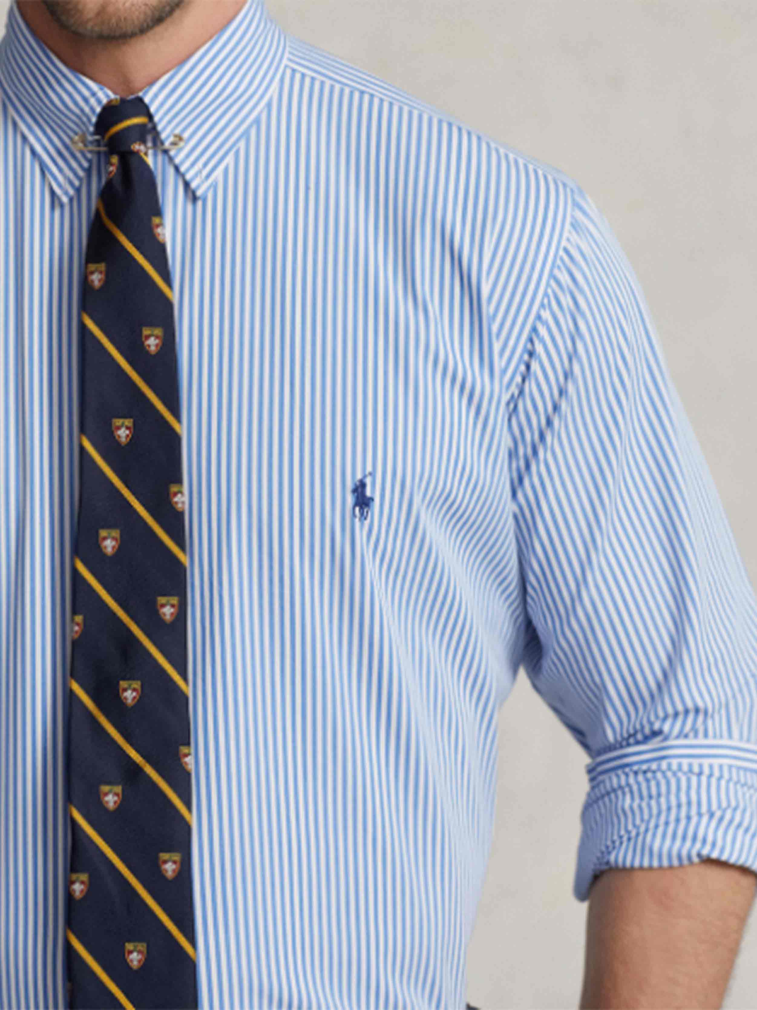 Polo Ralph Lauren - Men's Striped Stretch Poplin Shirt - Image 5