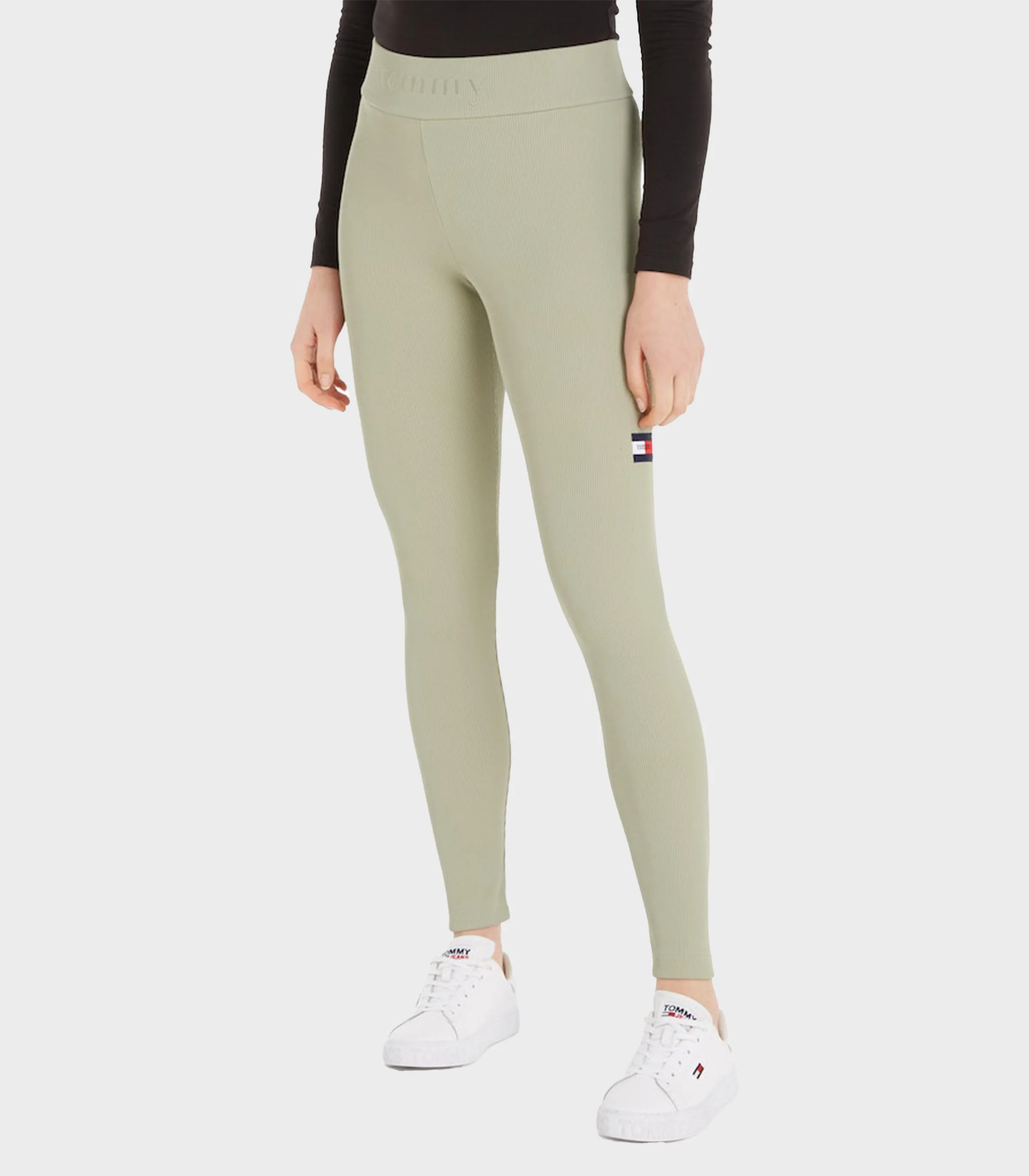 Tommy Hilfiger Jeans - Essential Ribbed Full Length Leggings - Image 7