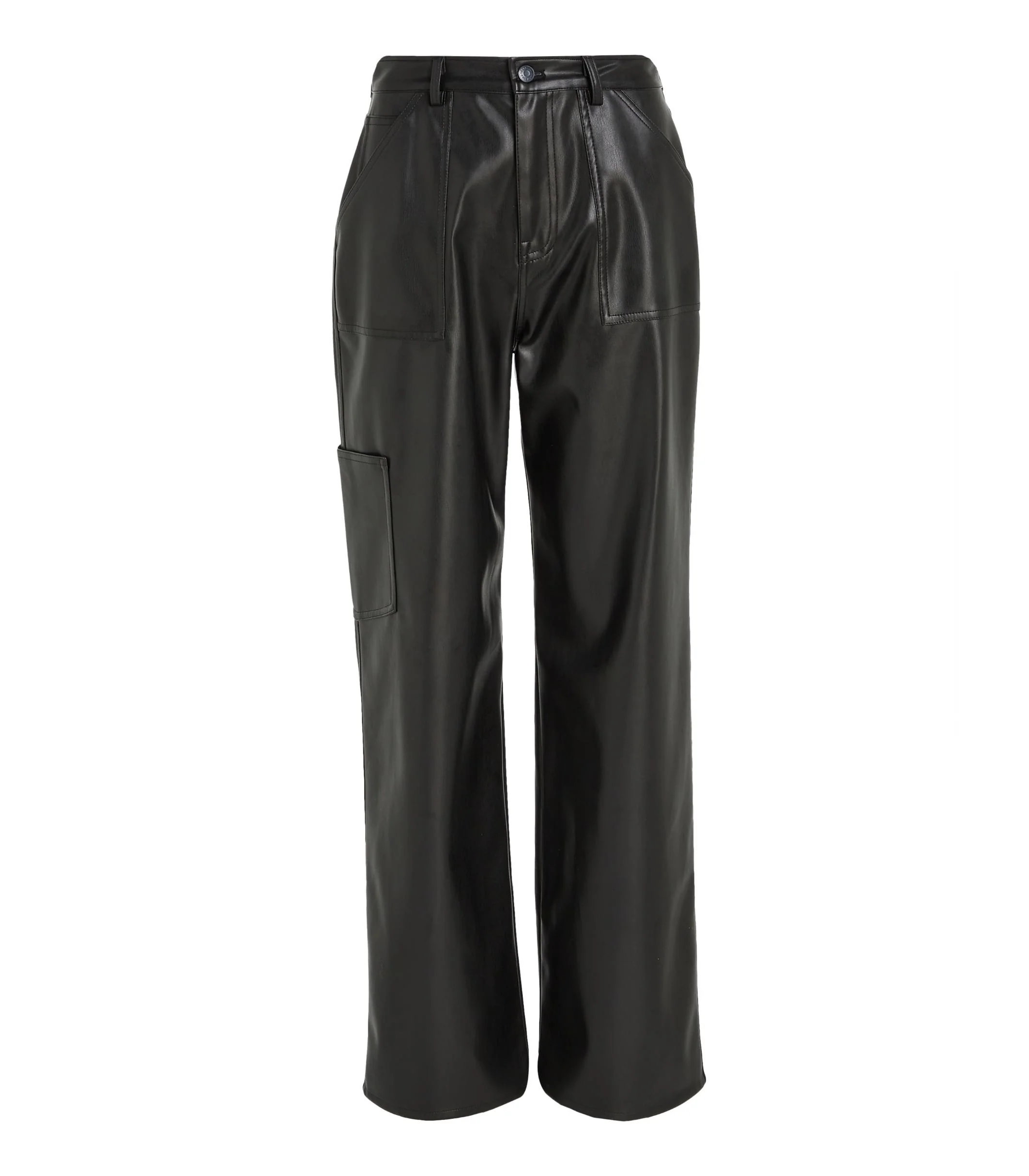 Tommy Hilfiger Jeans - Daisy Baggy Pleather Pants Loose Fit - Image 3