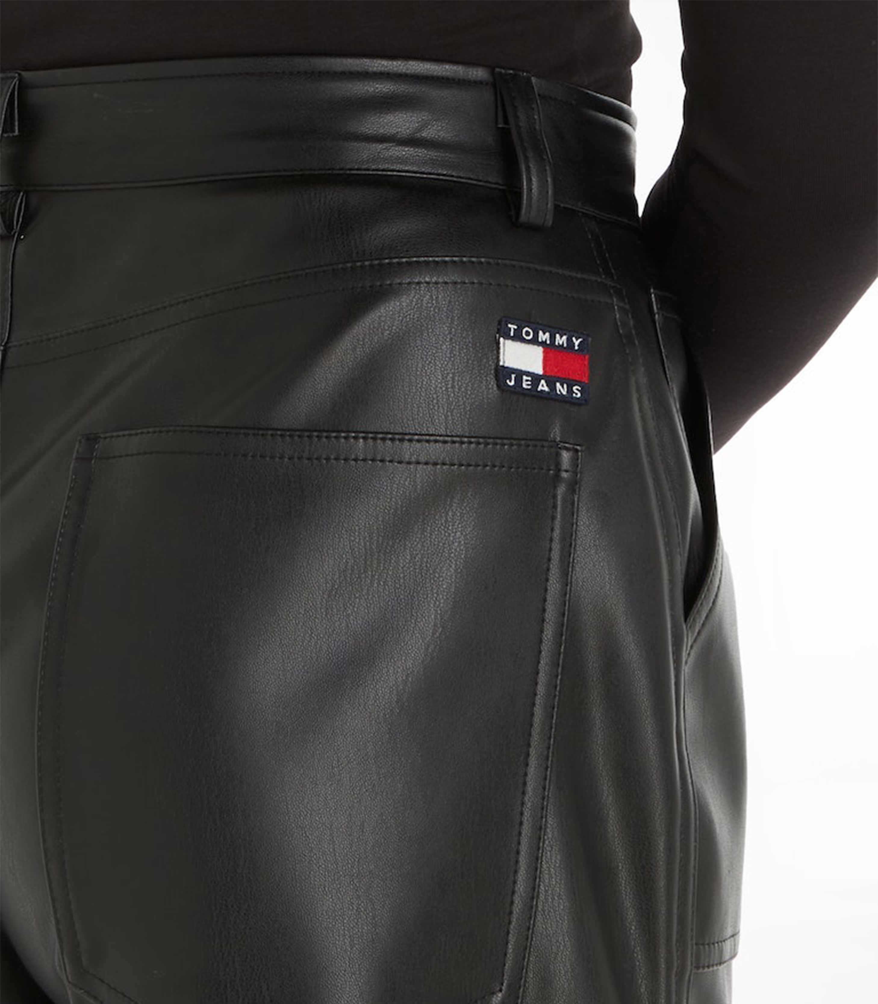 Tommy Hilfiger Jeans - Daisy Baggy Pleather Pants Loose Fit - Image 5