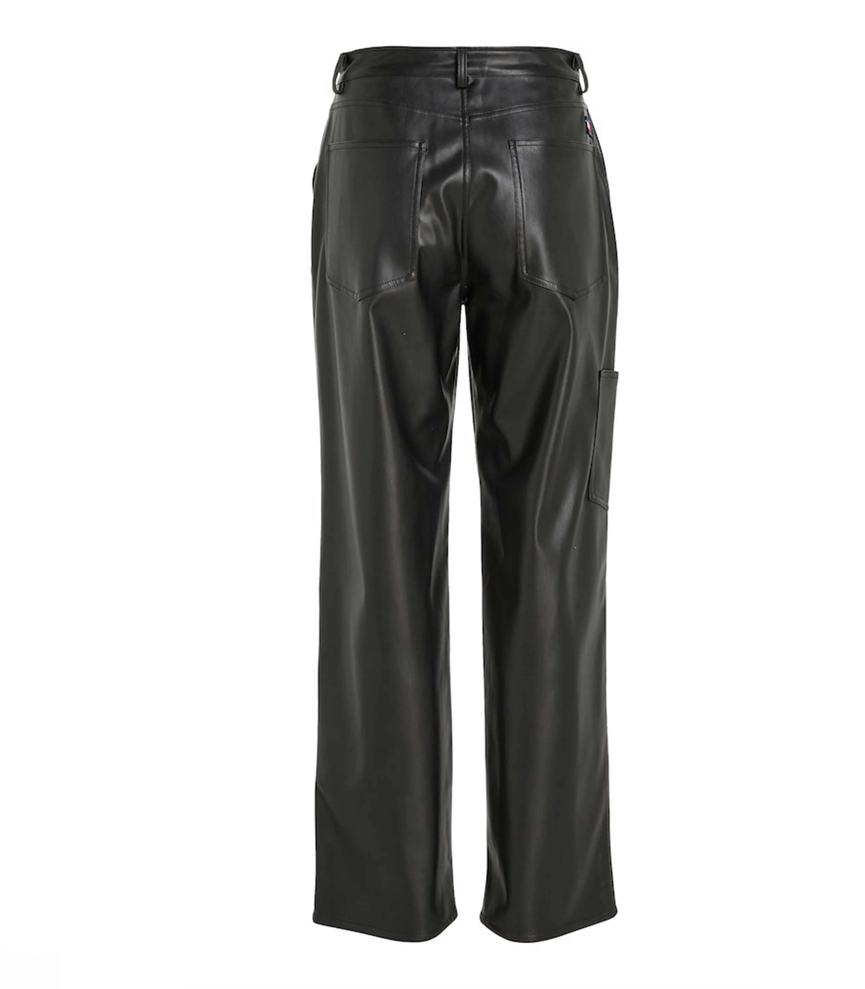 Tommy Hilfiger Jeans - Daisy Baggy Pleather Pants Loose Fit - Image 8
