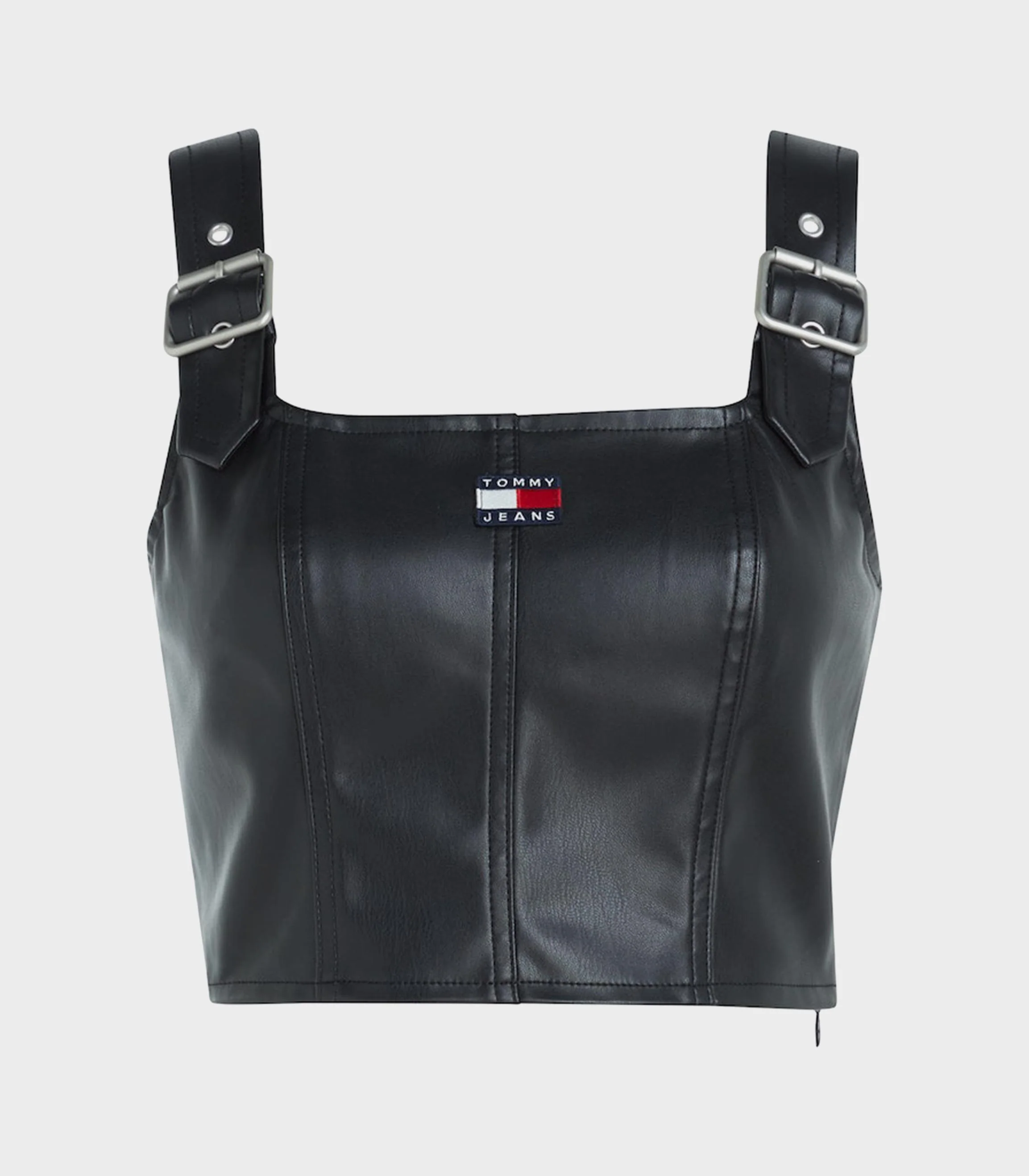 Tommy Hilfiger Jeans - Vegan Leather Crop Top - Image 3