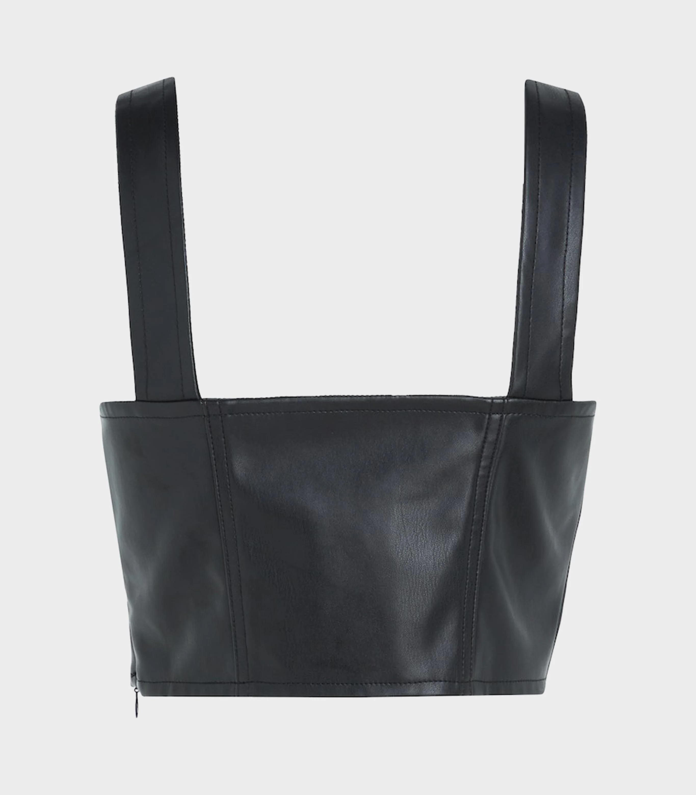Tommy Hilfiger Jeans - Vegan Leather Crop Top - Image 7