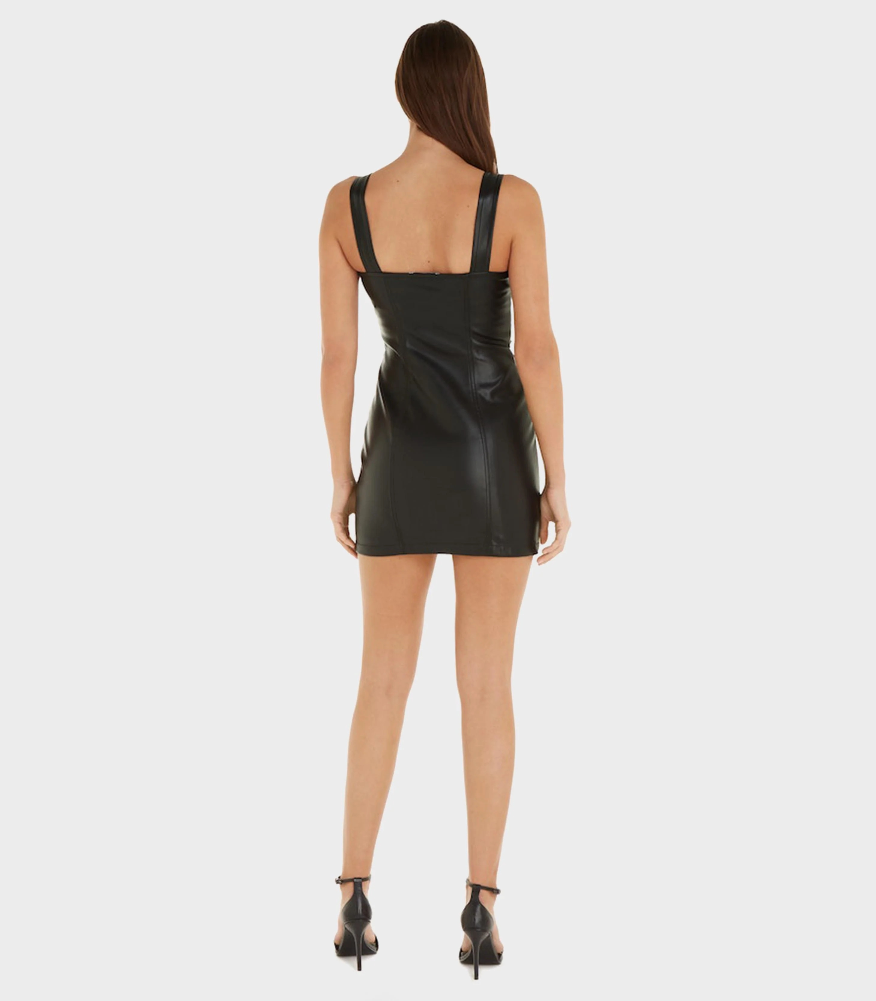 Tommy Hilfiger Jeans - Tjw Buckle Pleather Mini Dress , Style Dw0dw16470 - Image 4