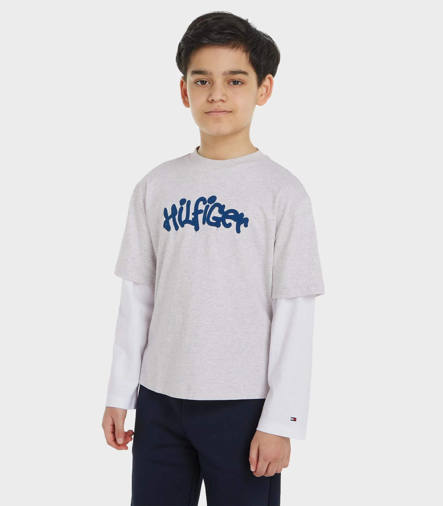 Tommy Hilfiger - Boys' Hilfiger Graffiti Archive Fit Long Sleeves T-Shirt - Image 6