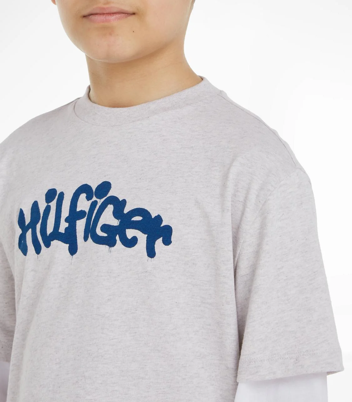 Tommy Hilfiger - Boys' Hilfiger Graffiti Archive Fit Long Sleeves T-Shirt - Image 9