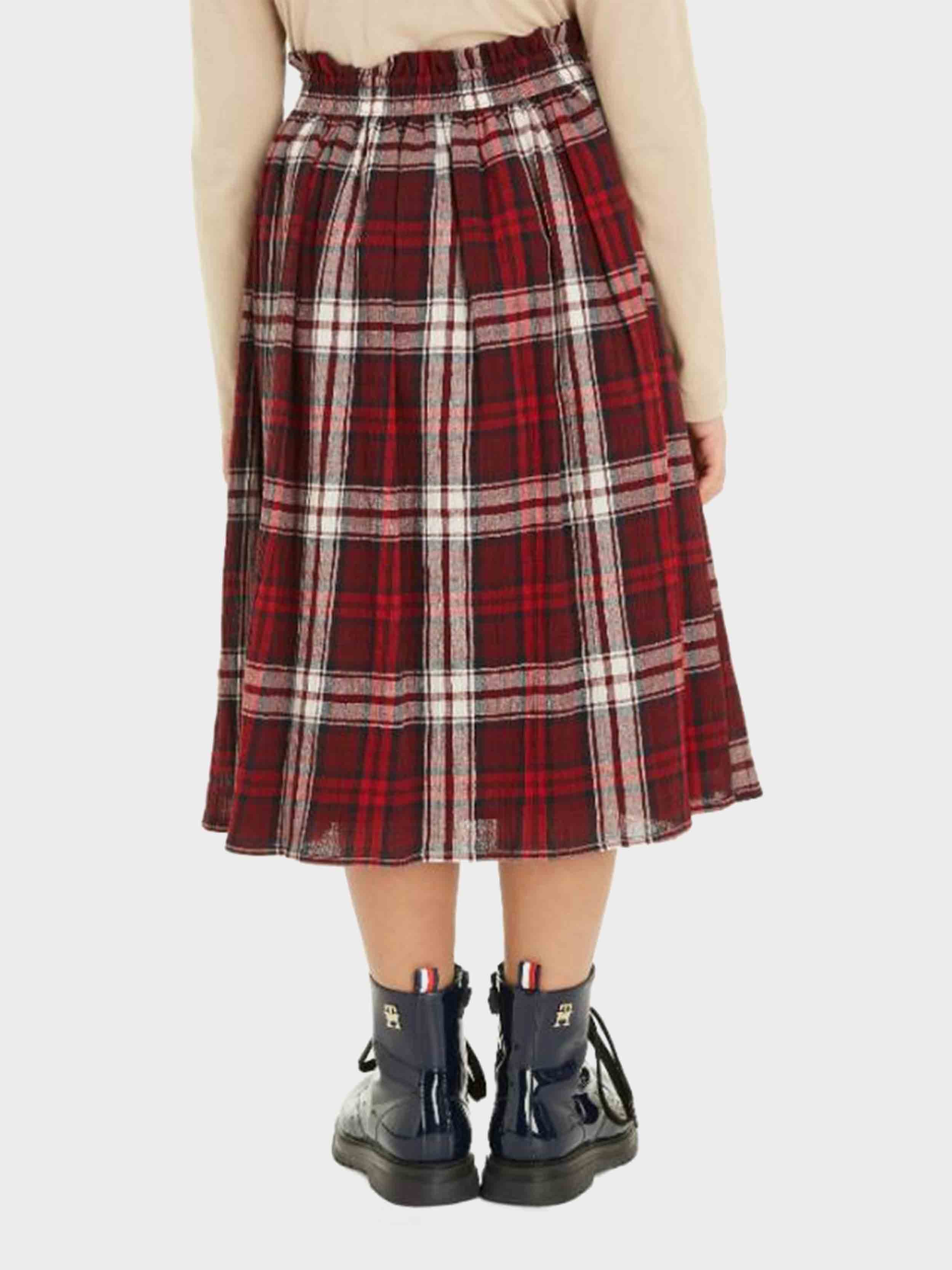 Tommy Hilfiger - Girls' Tommy Tartan Check Skirt - Image 3