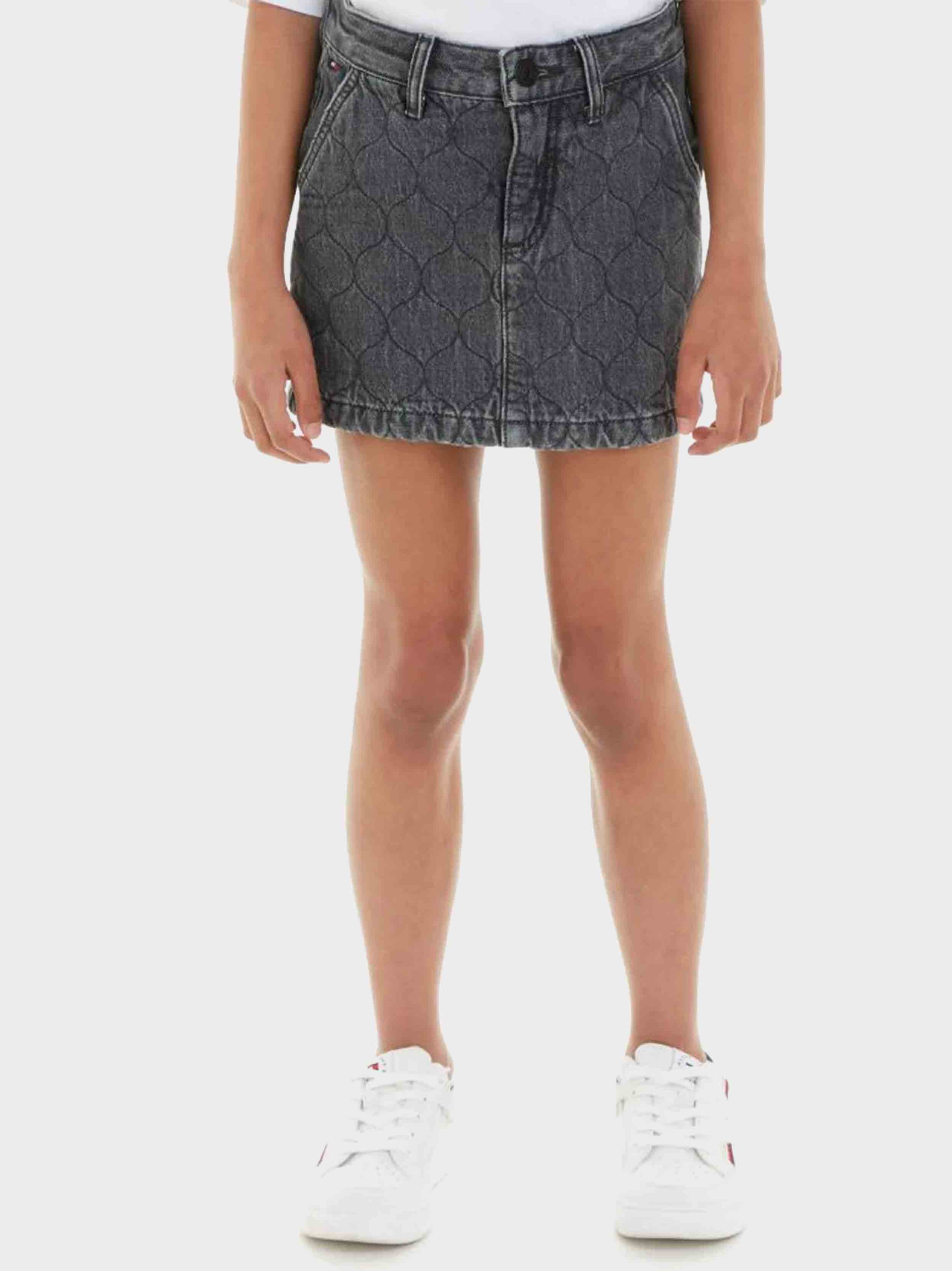 Tommy Hilfiger - Girls' Denim Quilted Skirt - Image 2