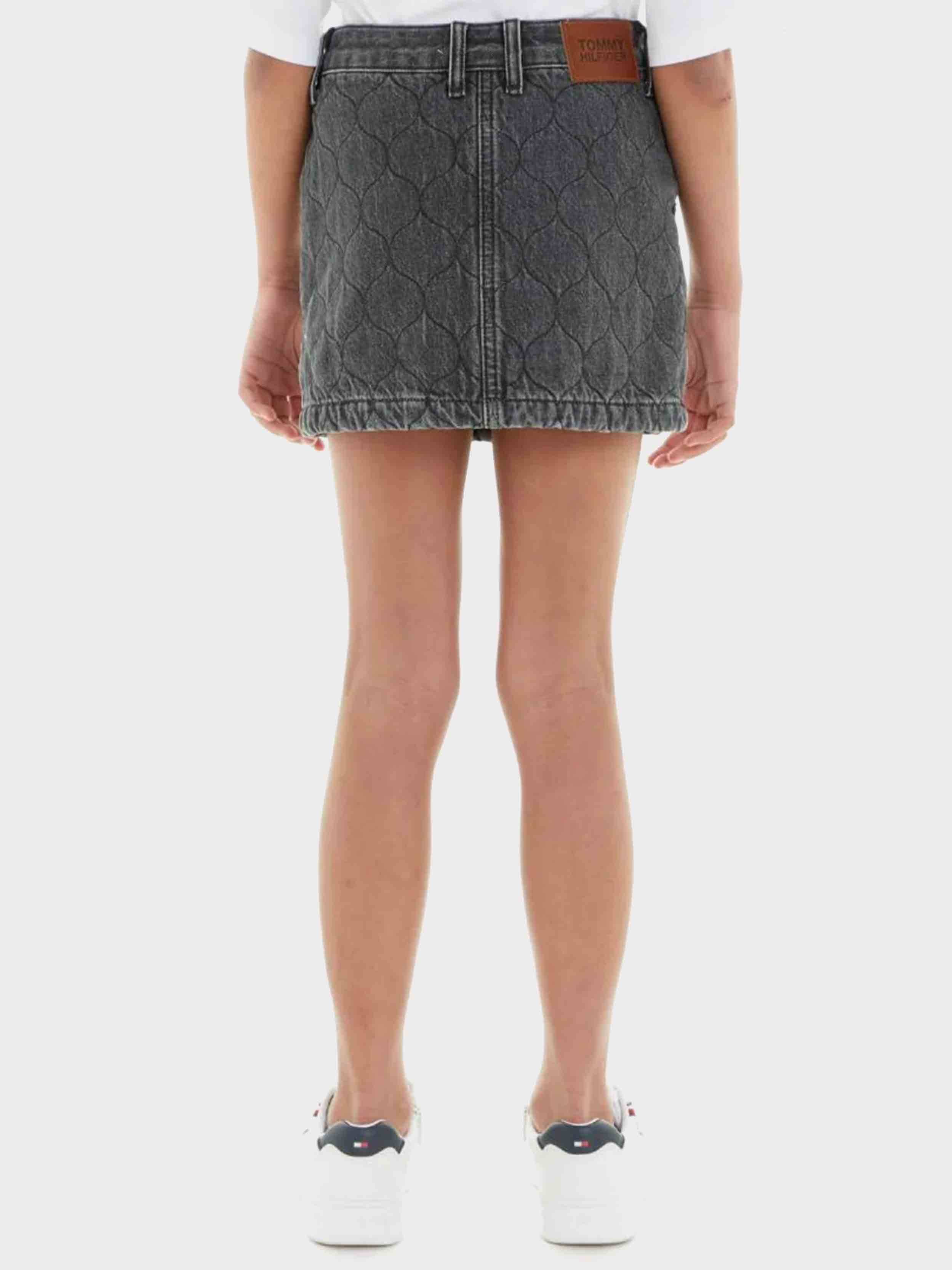 Tommy Hilfiger - Girls' Denim Quilted Skirt - Image 3