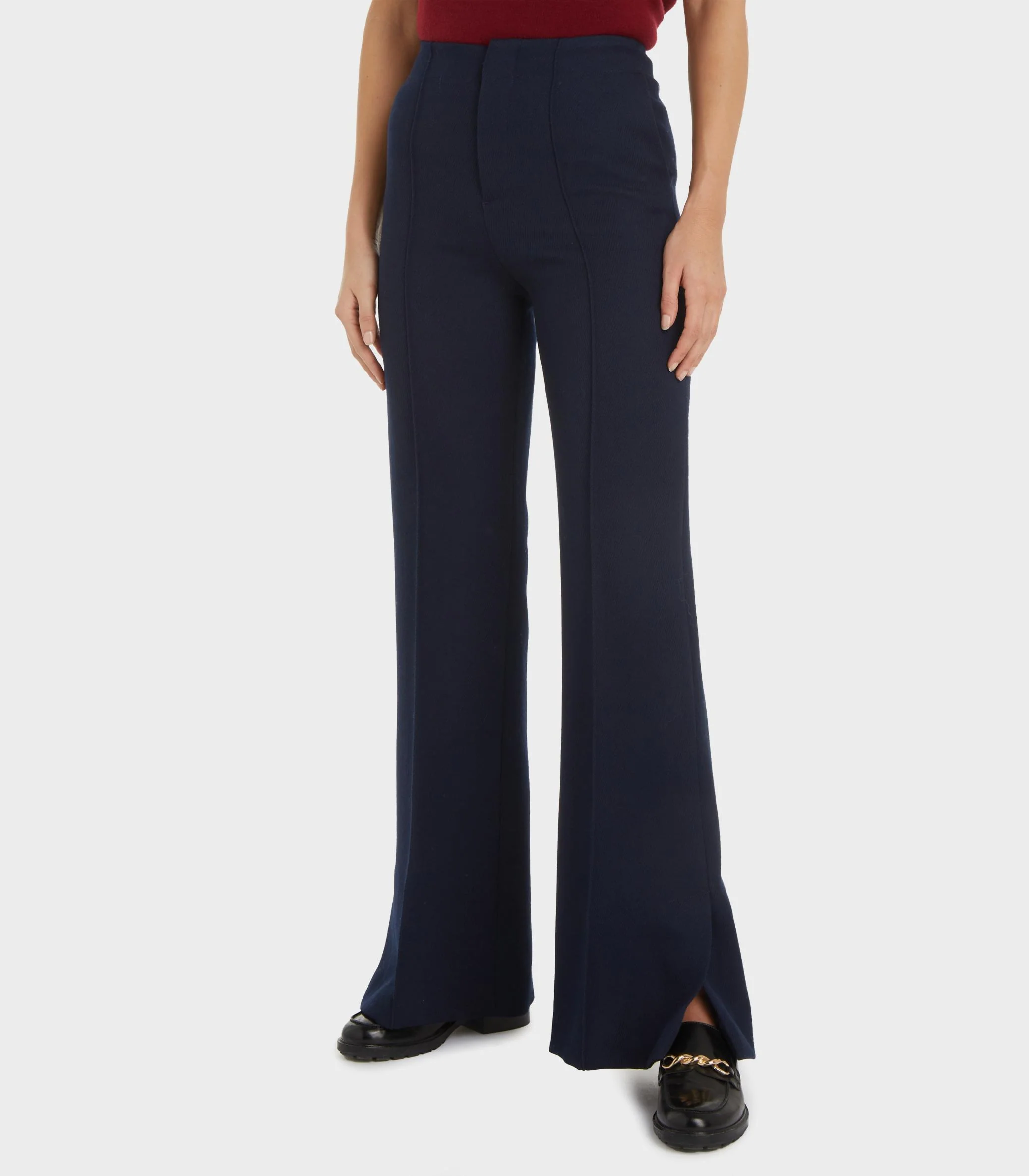 Tommy Hilfiger - Virgin Wool Flared Trousers - Image 2
