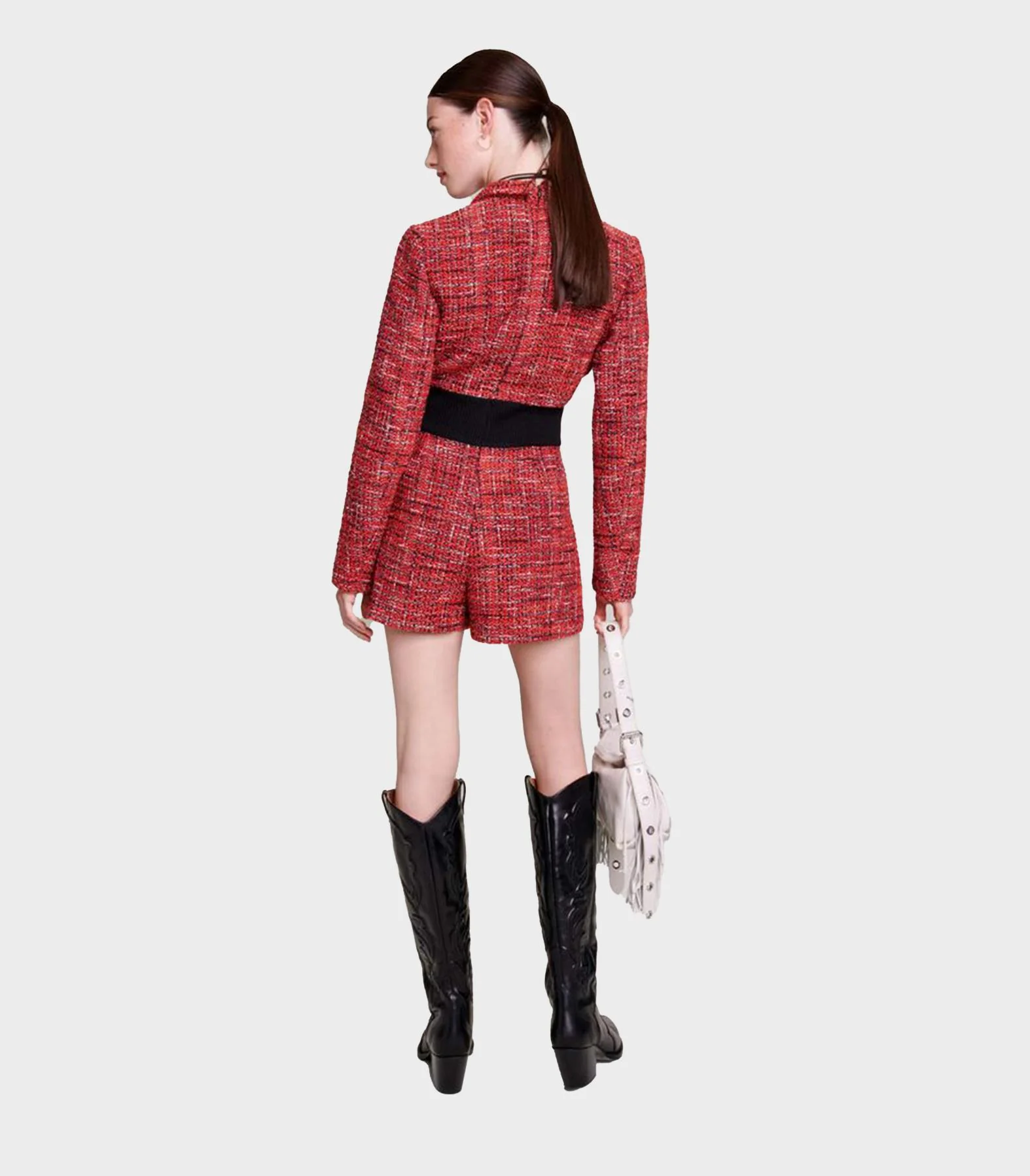 Maje - Tweed Mono Short - Image 4