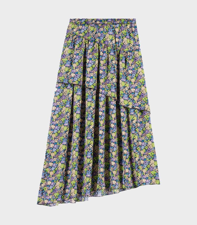 Maje - Long Floral Skirt - Image 3