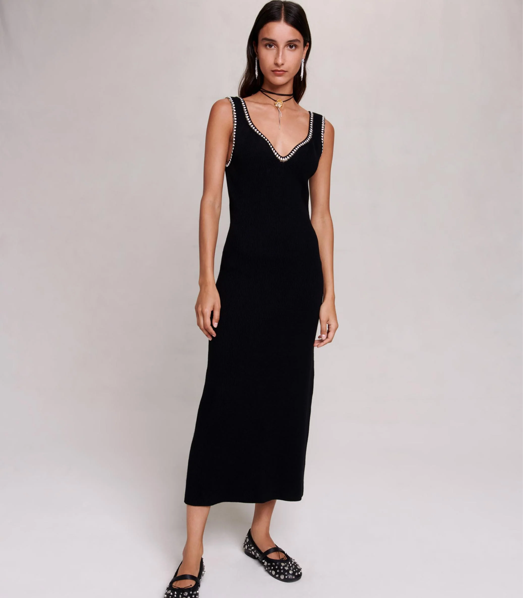Maje - Knit Maxi Dress - Image 11