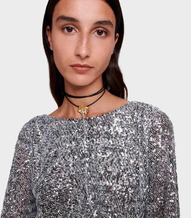 Maje - Sequin Dress - Image 5