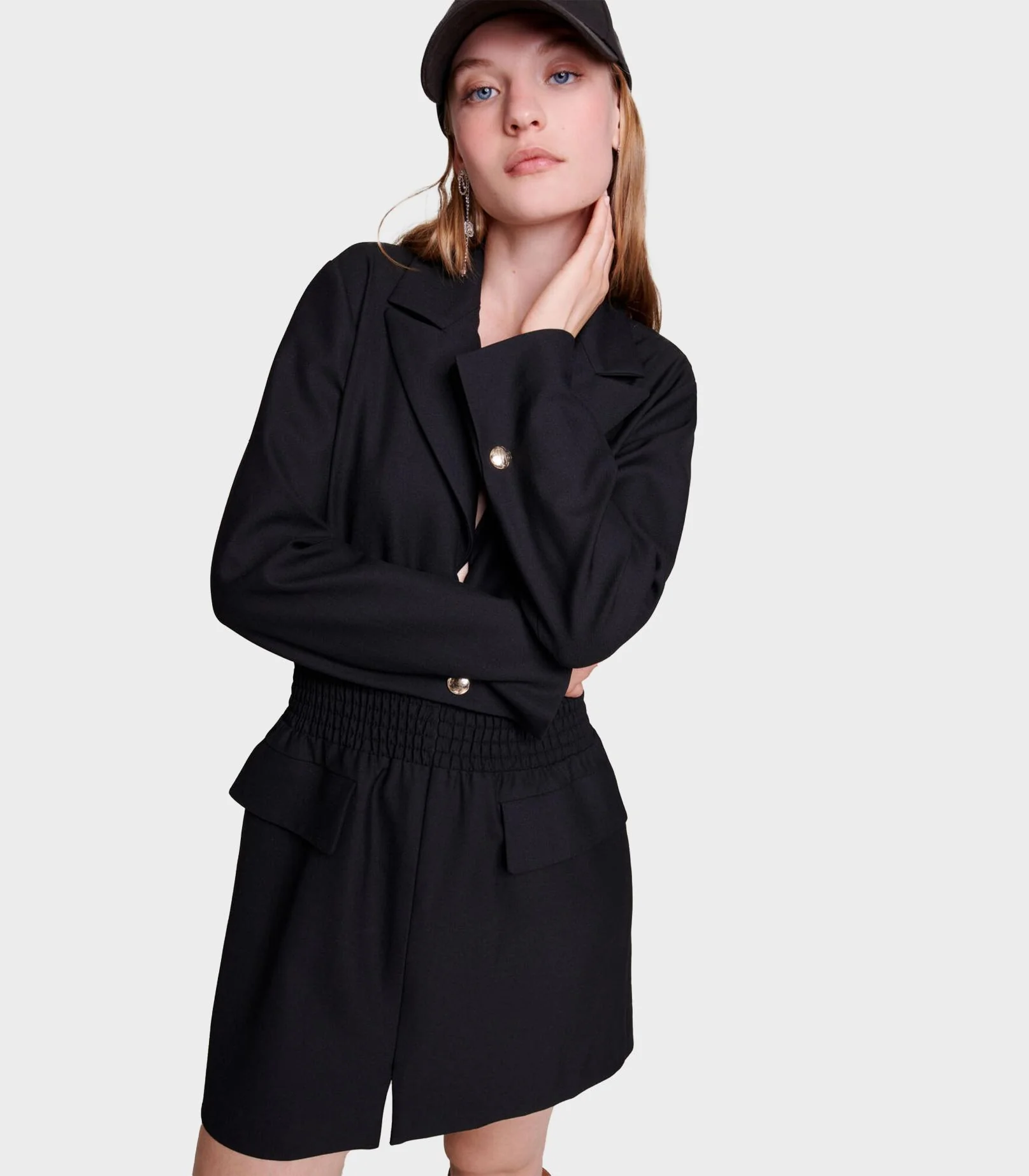 Maje - Short Smocked Dress - Image 6