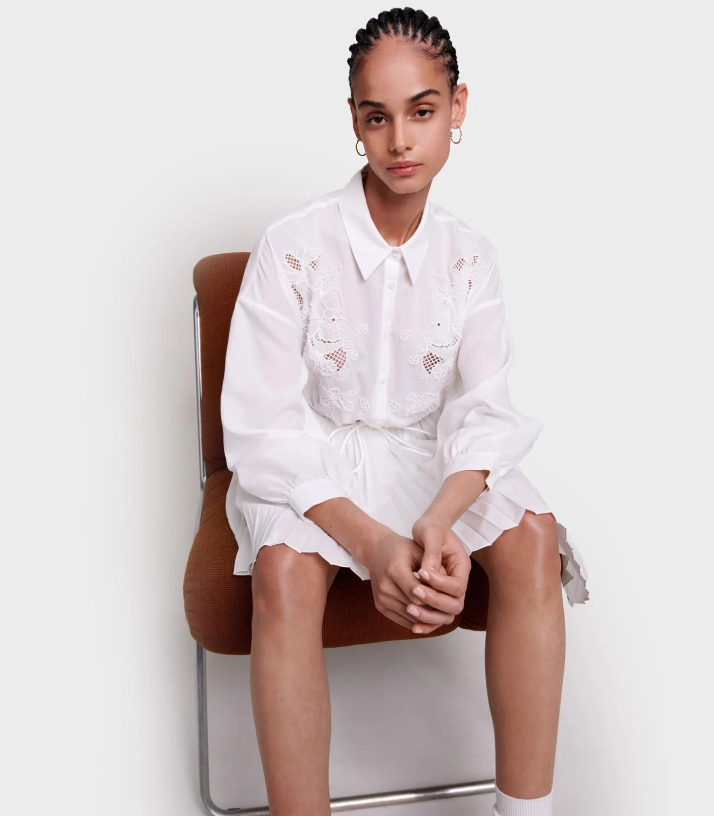 Maje - Short Shirt Dress - Image 5