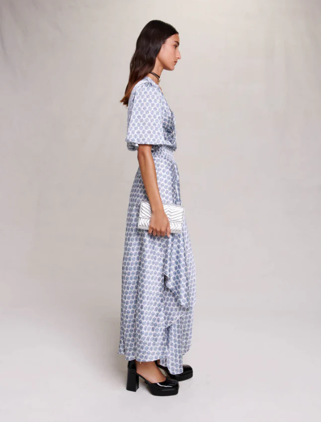 Maje - Logo Asymmetric Clover Dress - Image 4