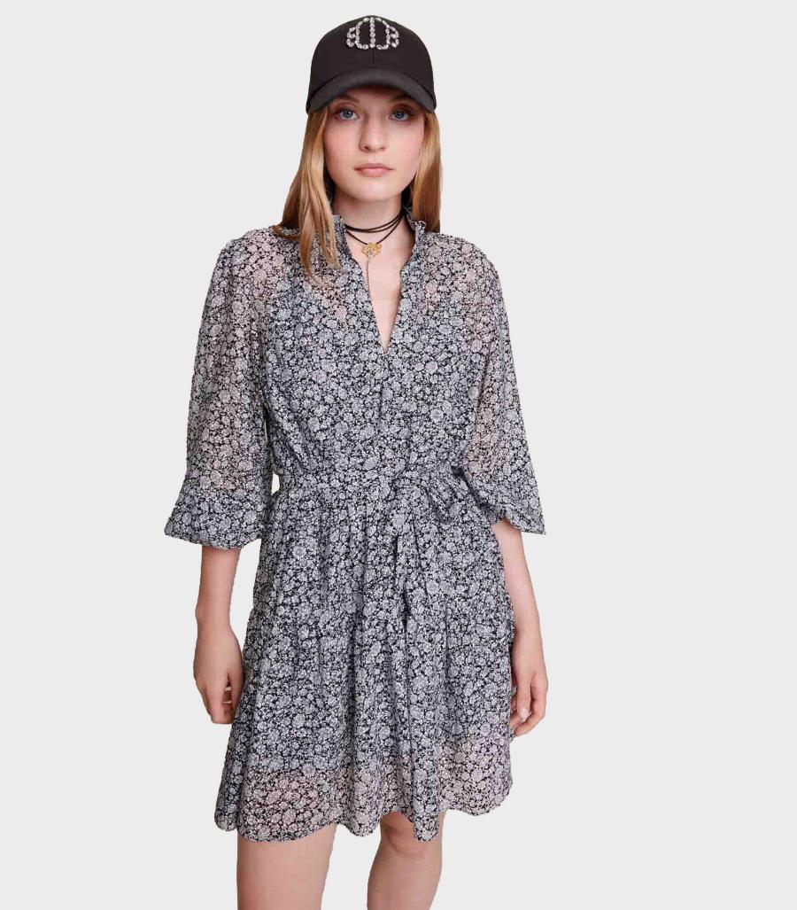 Maje - Short Patterned Dress - Image 2