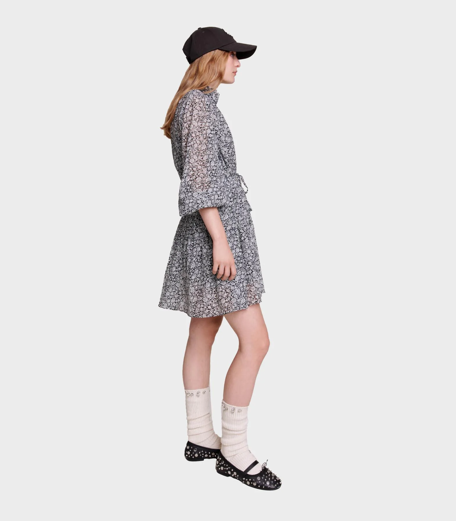 Maje - Short Patterned Dress - Image 4