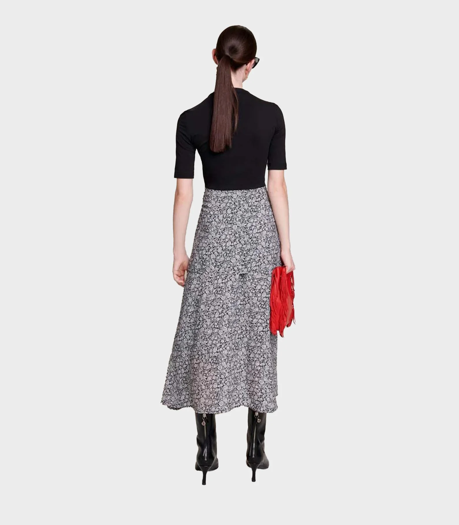 Maje - Floral Pattern Maxi Dress - Image 10