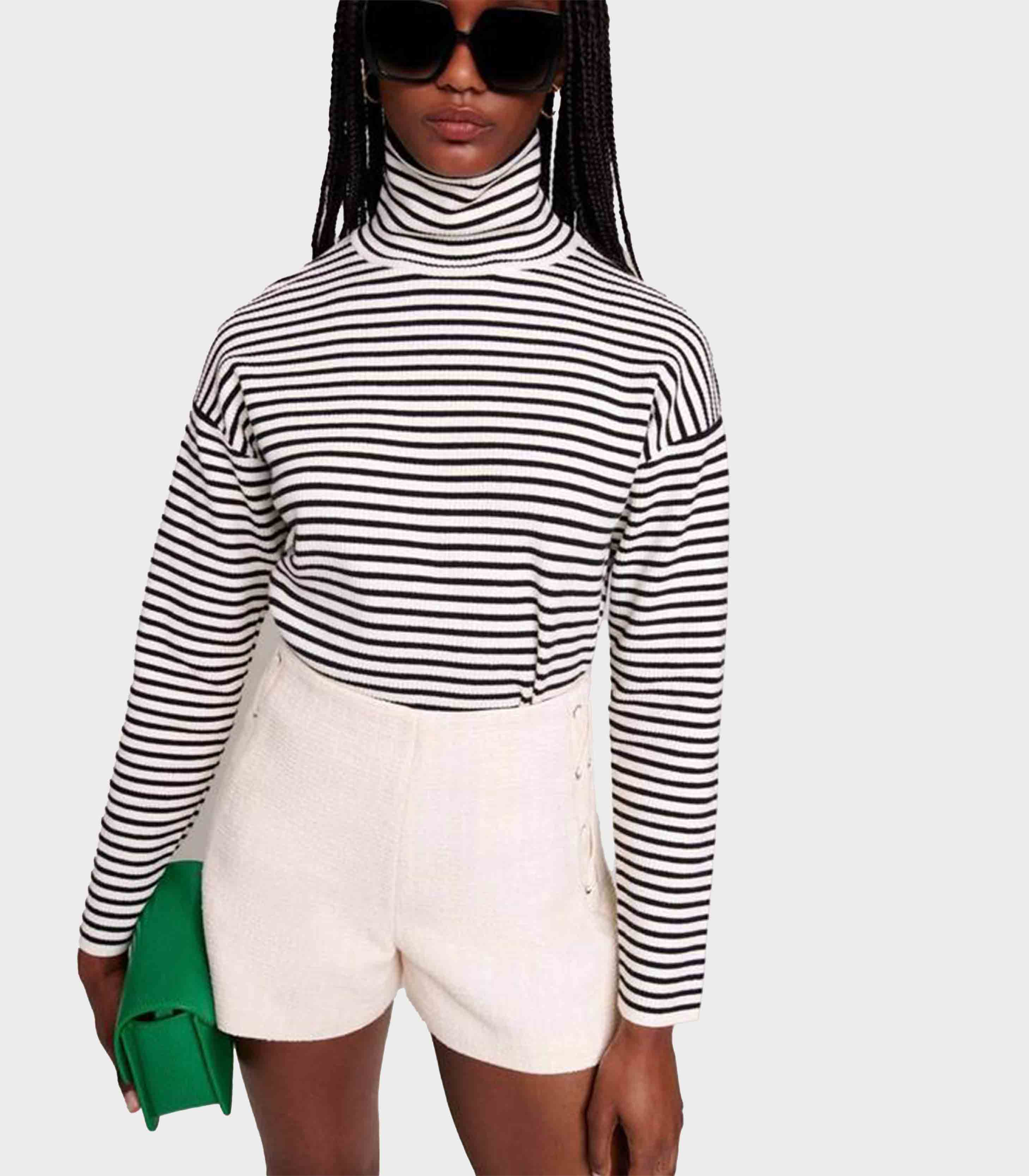Maje - Flared Shorts In Tweed - Image 5