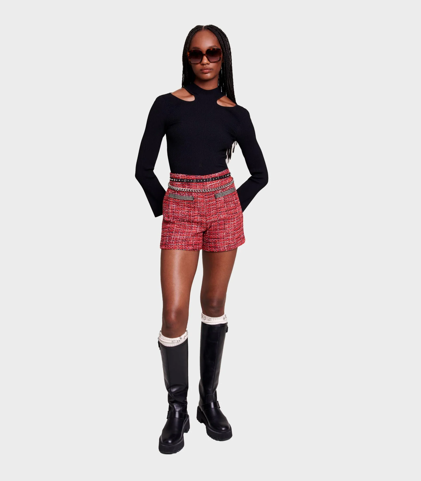 Maje - Shorts In Tweed - Image 4
