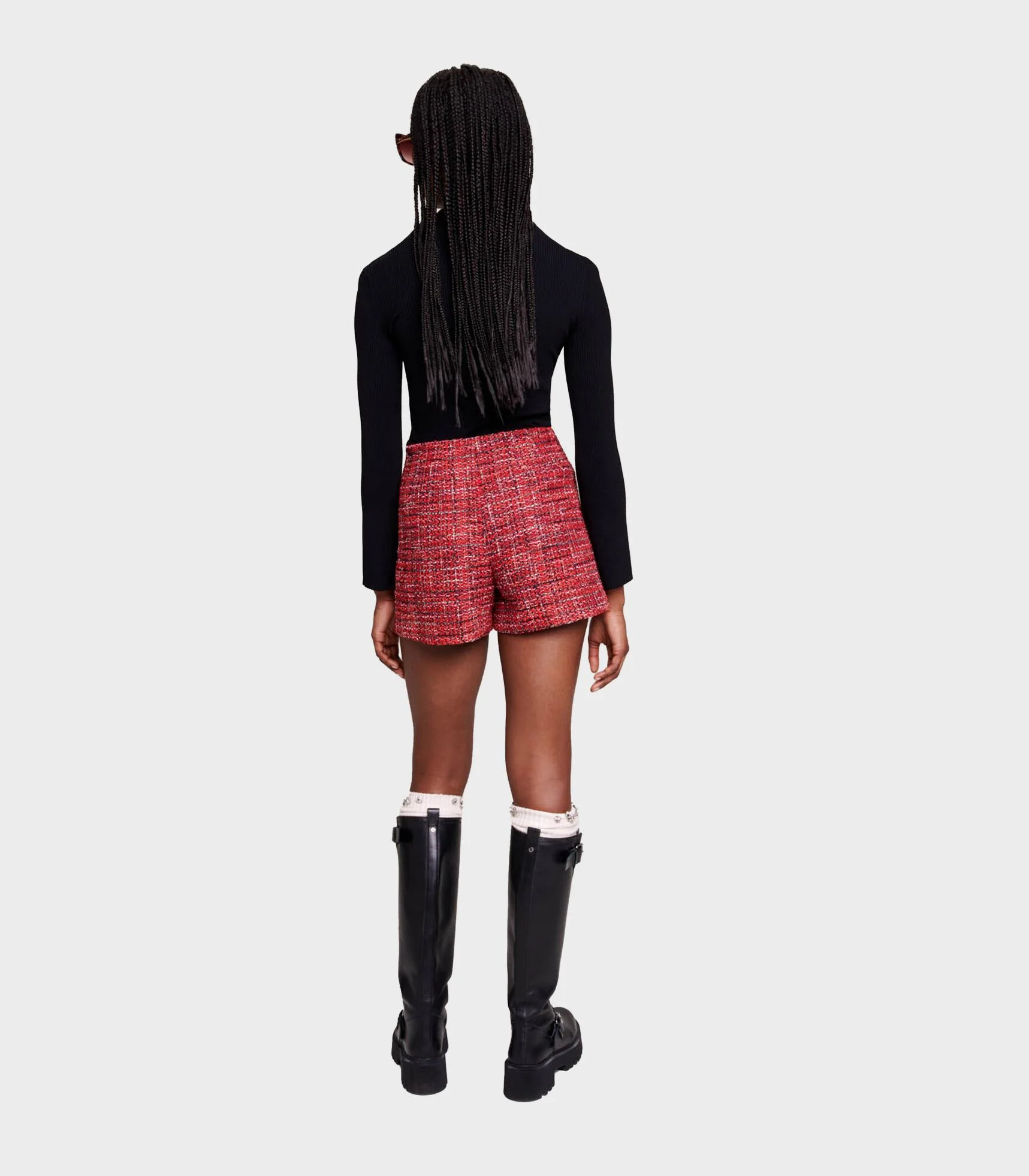 Maje - Shorts In Tweed - Image 5